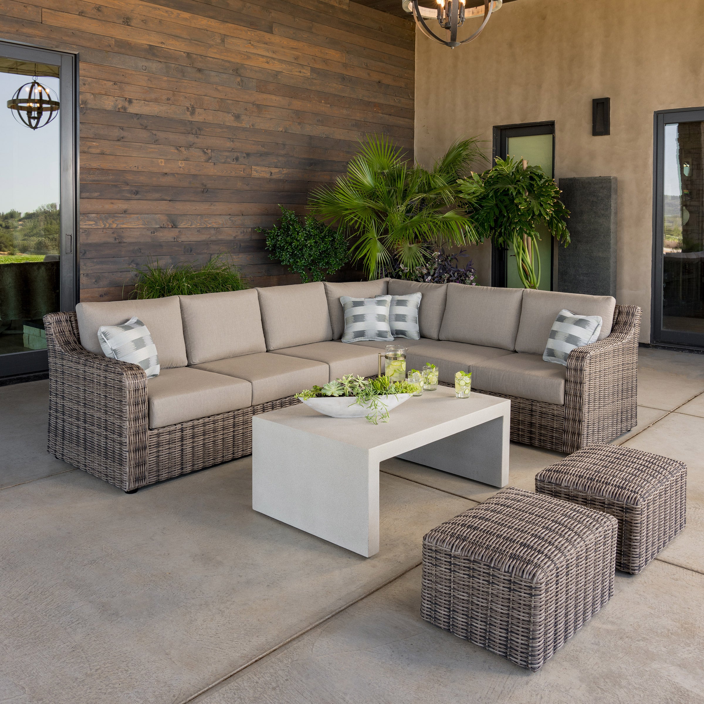 SUNVILLA KENT 7PC MODULAR SECTIONAL SET