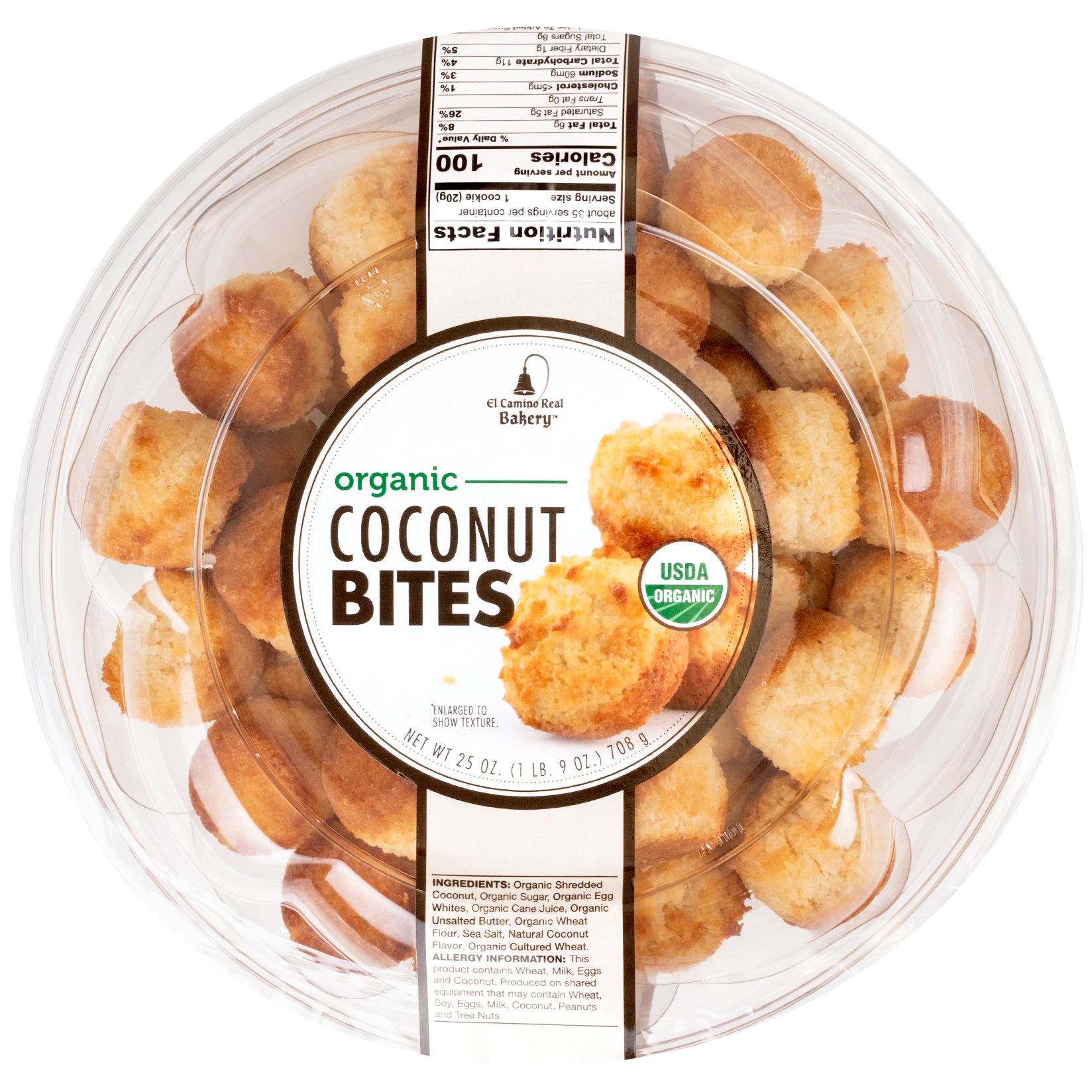 ORGANIC COCONUT BITES 25 OZ