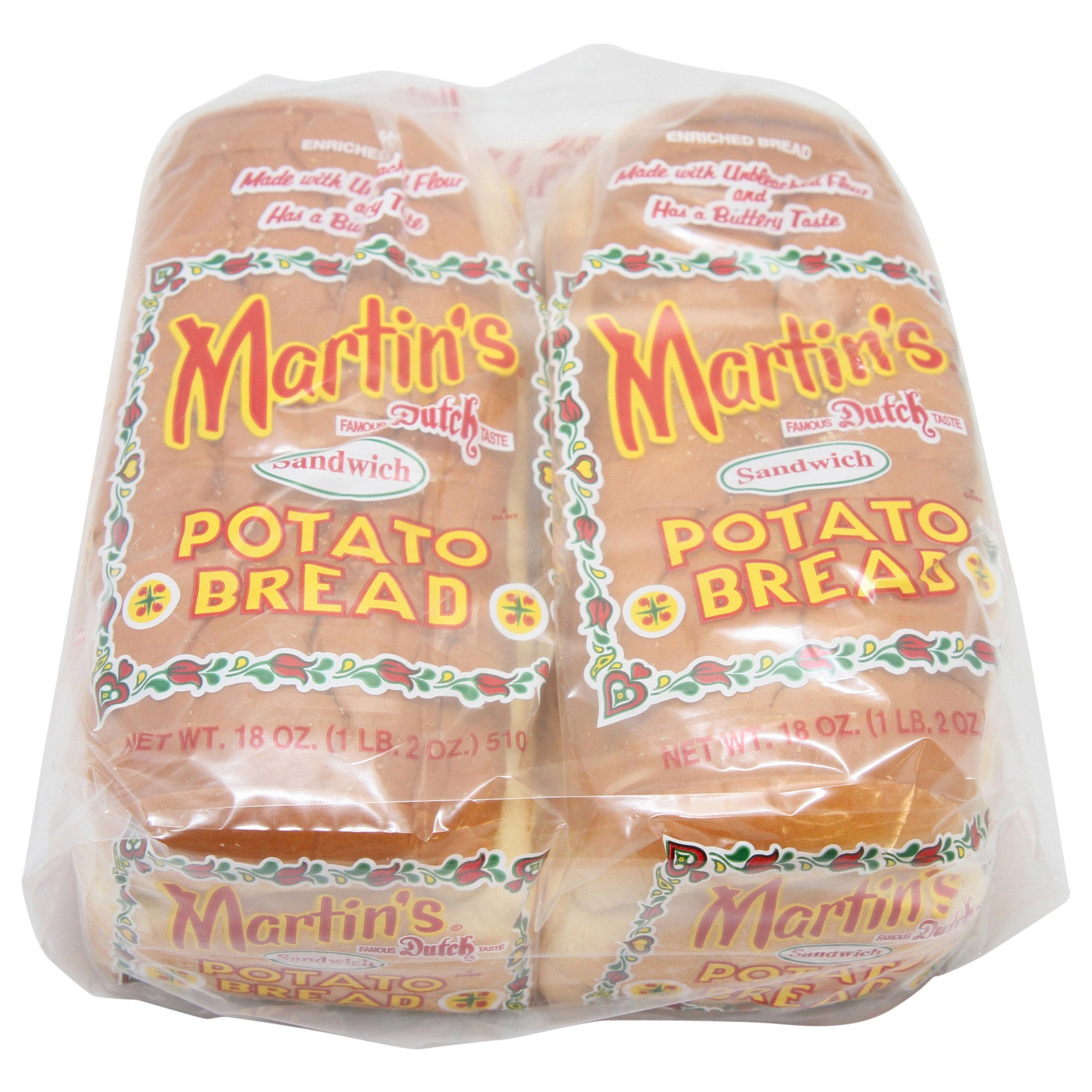 MARTIN'S POTATO BREAD 2/18 OZ