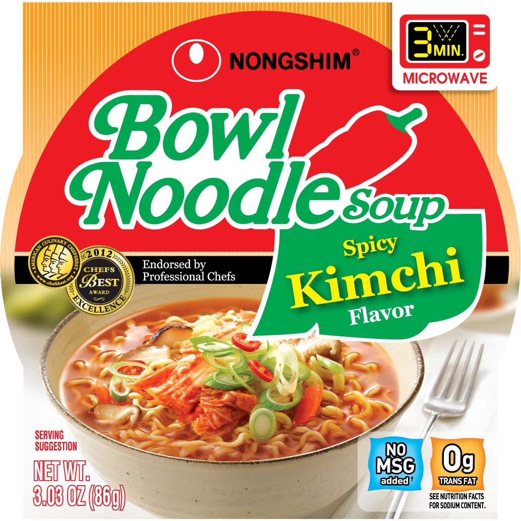 NONG SHIM KIMCHI BOWL 18/3.03 OZ - Image 1