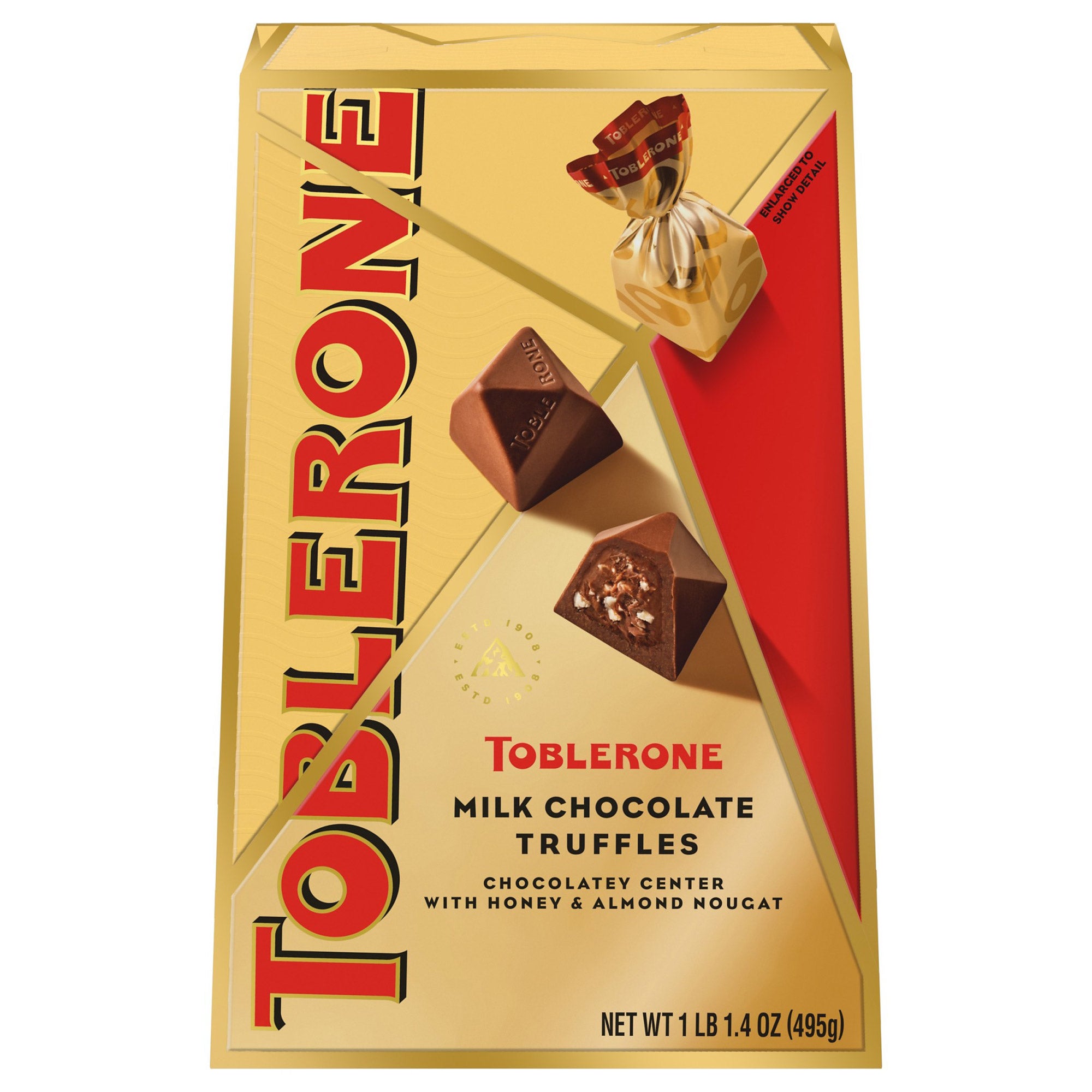 TOBLERONE TRUFFLE HONEY & ALMOND NOUGAT 17.4 OZ - Image 1