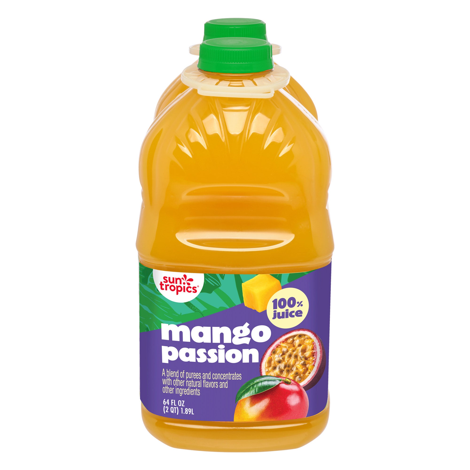 SUN TROPICS MANGO PASSION JUICE 2 PACK 64 OUNCES EACH