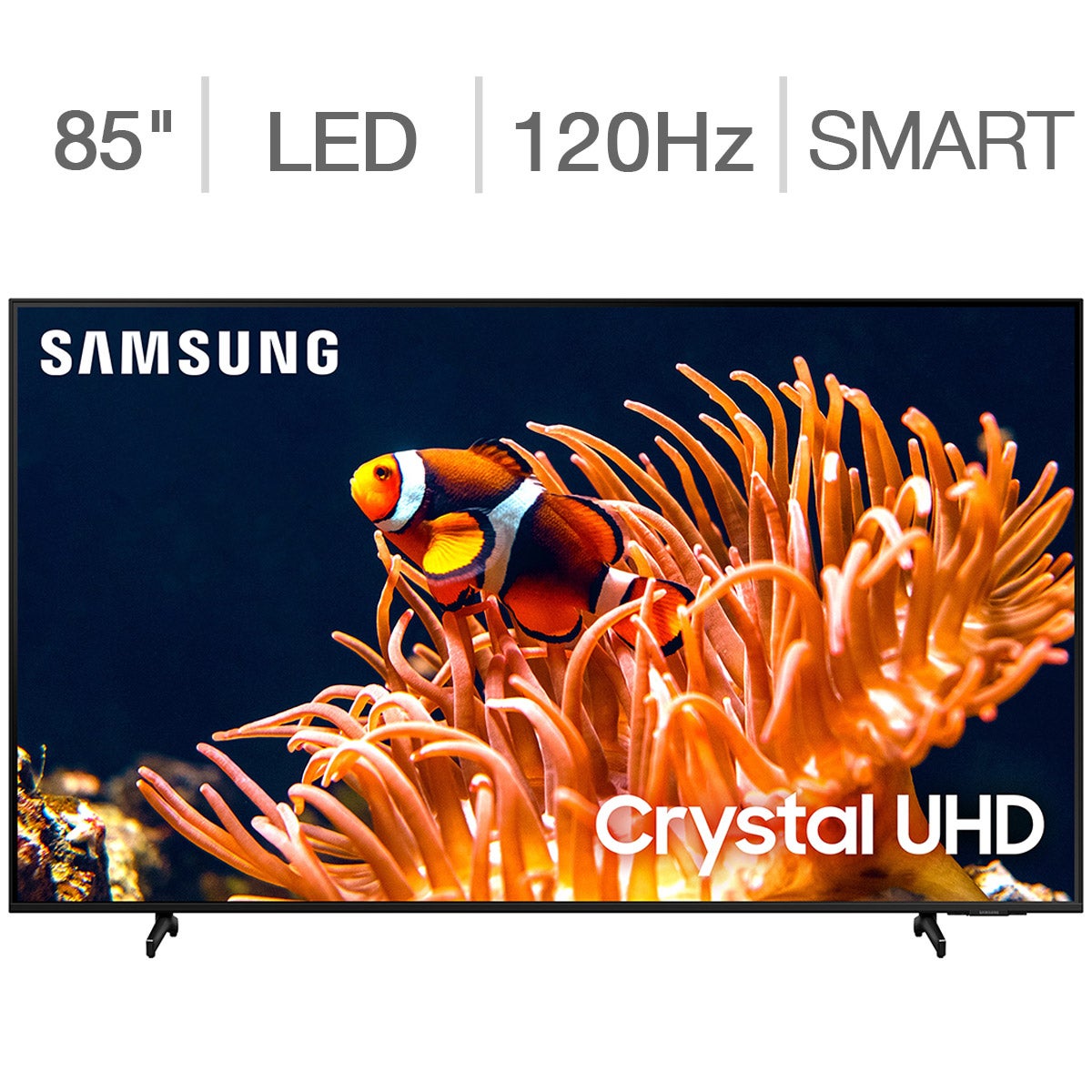 SAMSUNG 85DU8000C 85¨ CLASS (84.5¨ DIAG) 4K UHD LED LCD TV