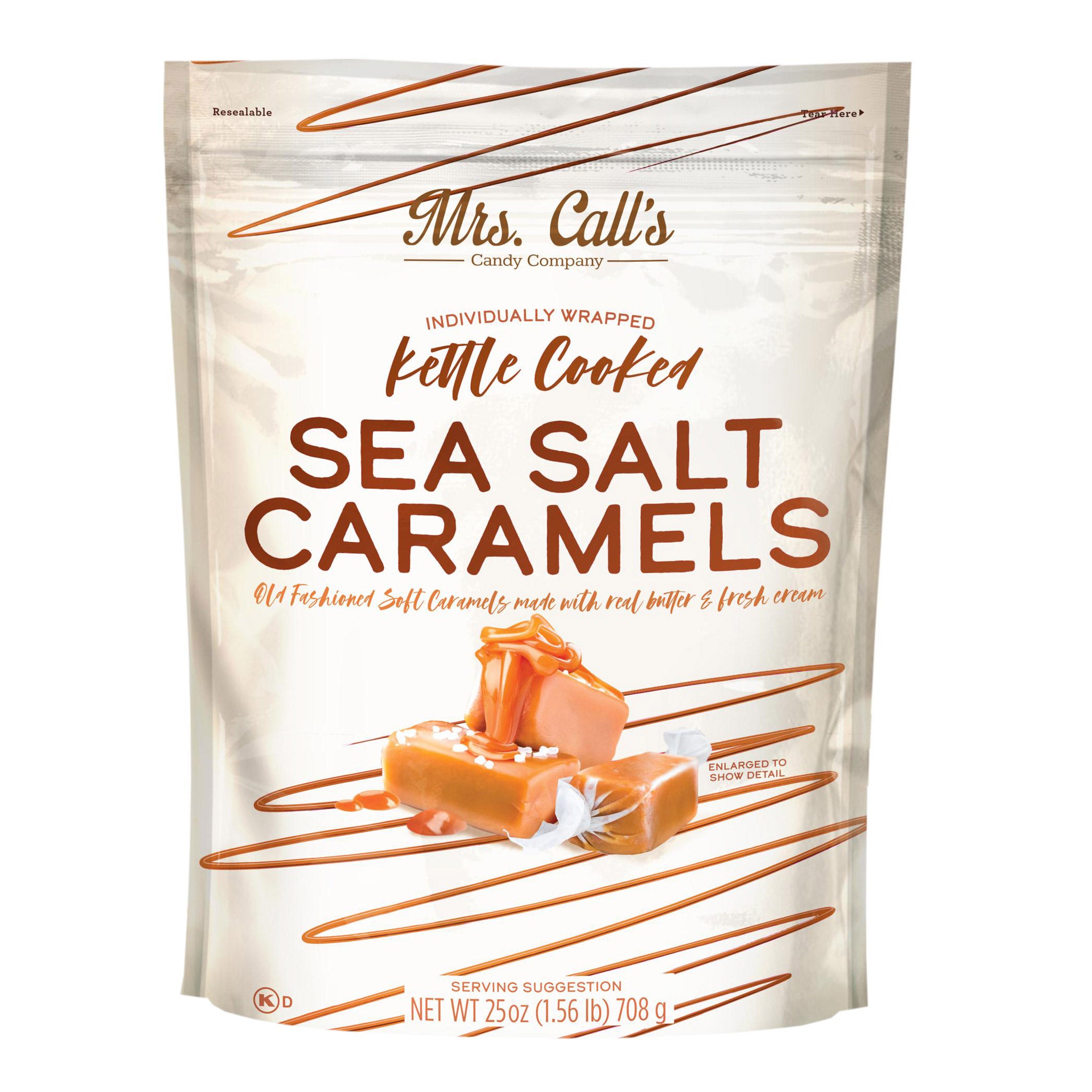MRS. CALL'S SEA SALT CARAMELS 25 OZ