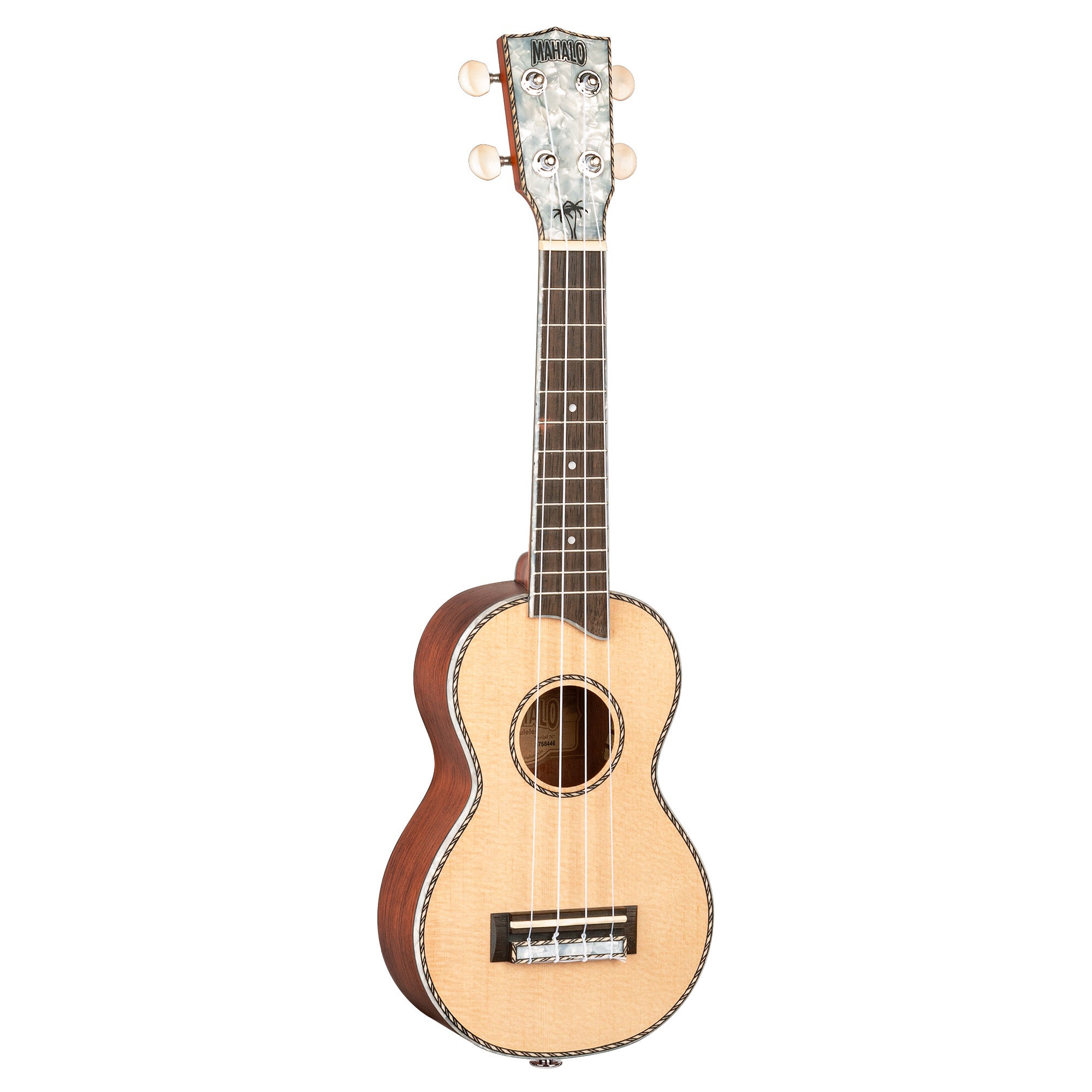 MAHALO PEAR UKULELE SOPRANO WITH GIG BAG MP1K-U