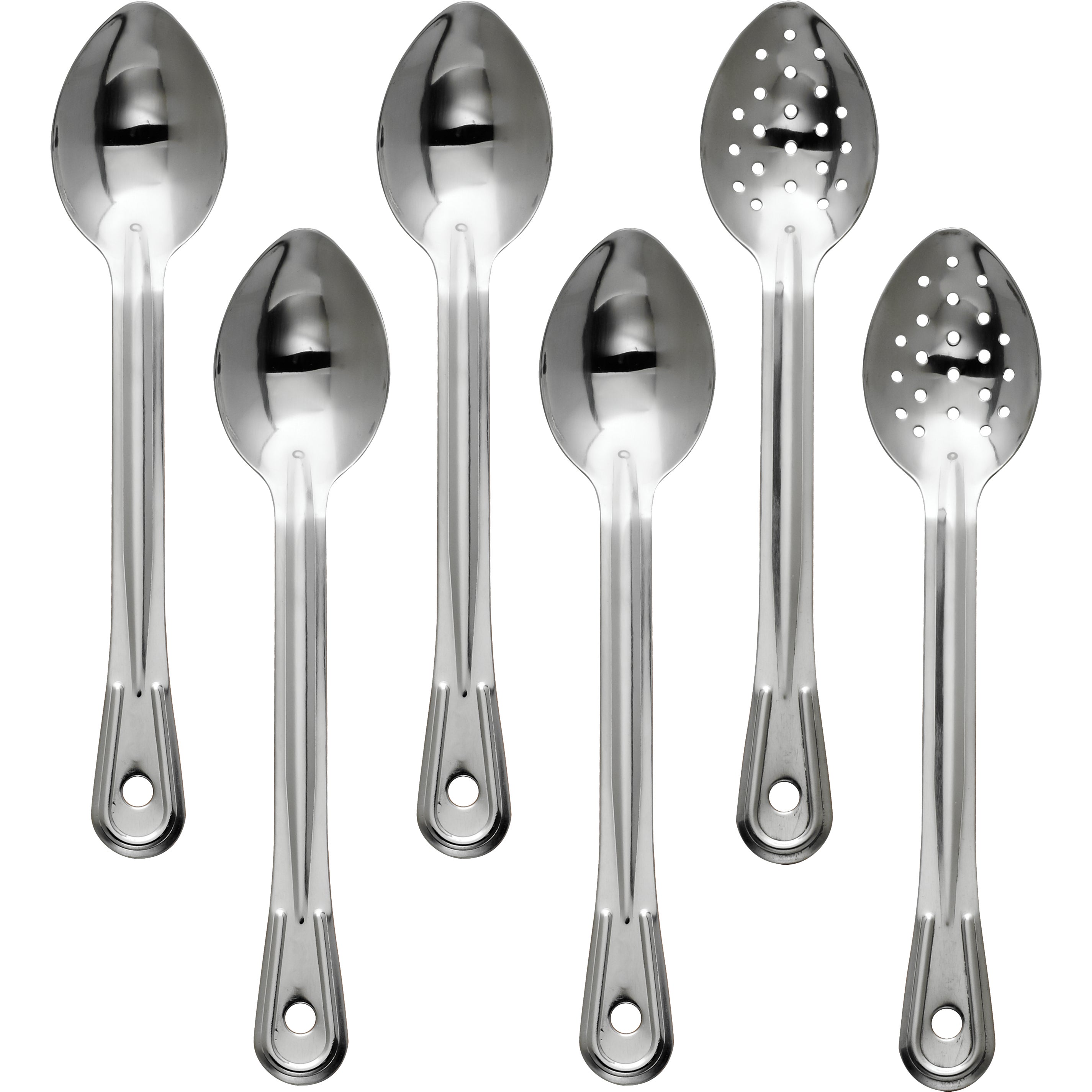 TRAMONTINA 6-PACK SERVING SPOONS 18/0 SS-NSF - Image 1