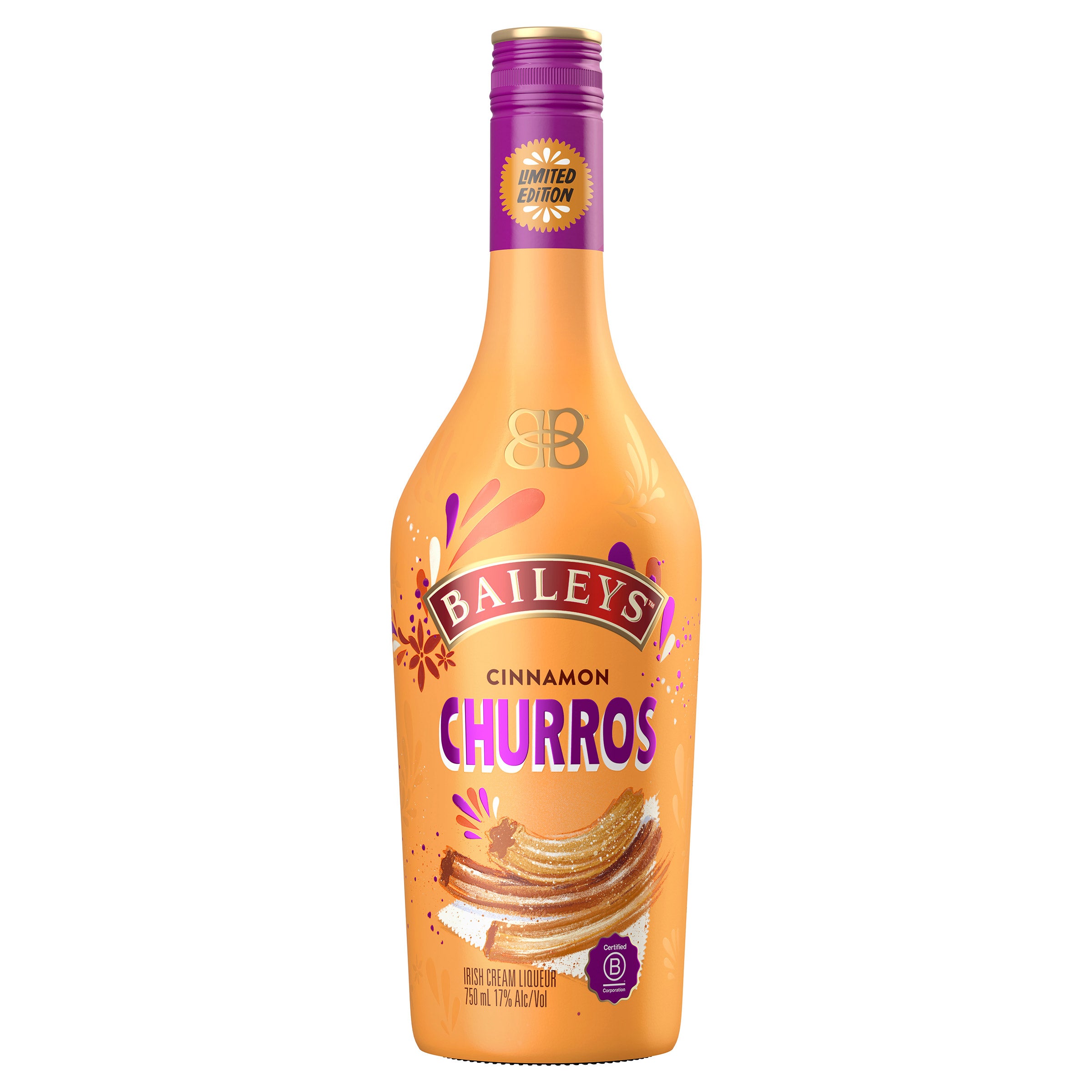 BAILEY'S CHURROS CREAM LIQUEUR IRELAND 750ML