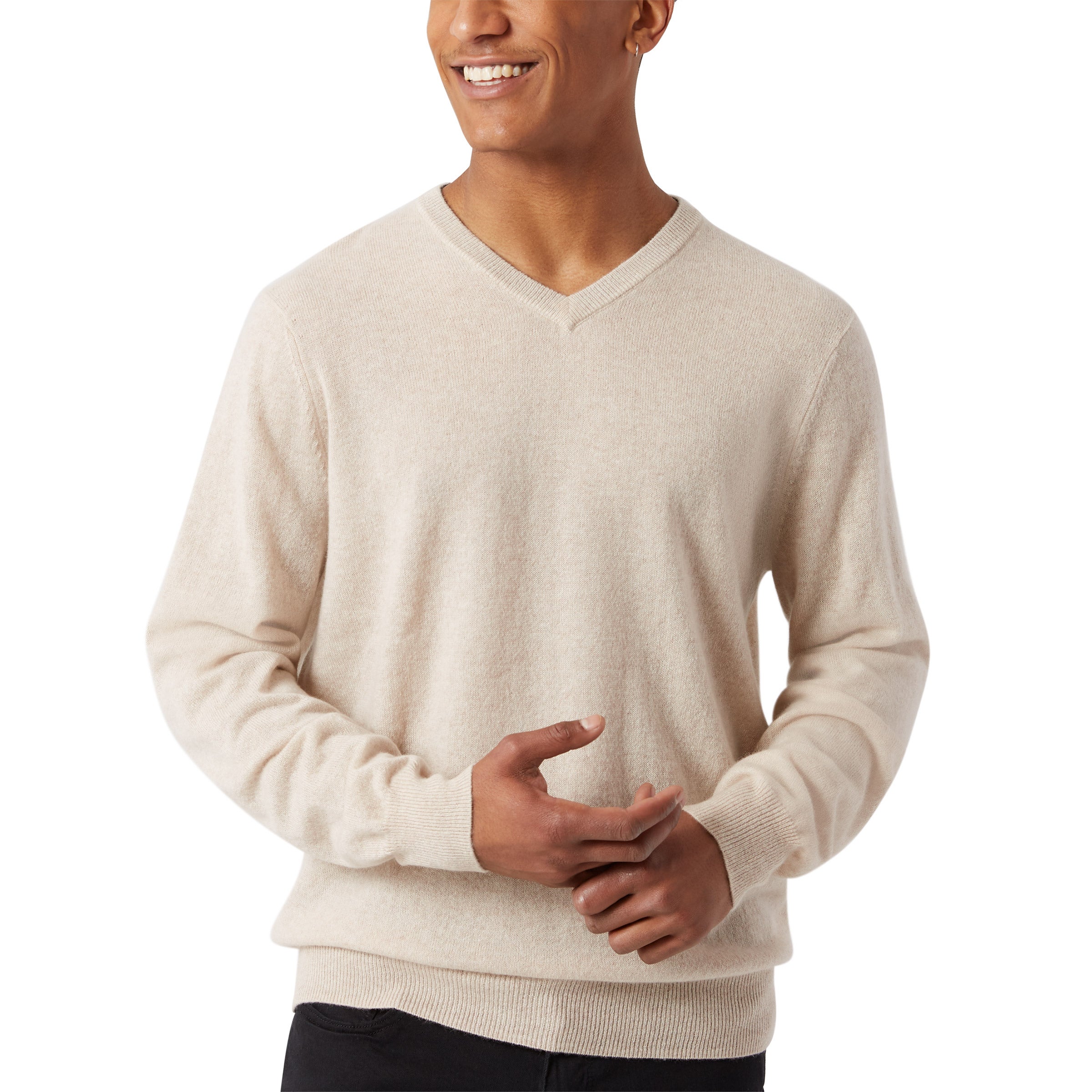 TAHARI MEN'S CASHMERE SWEATER - Image 1
