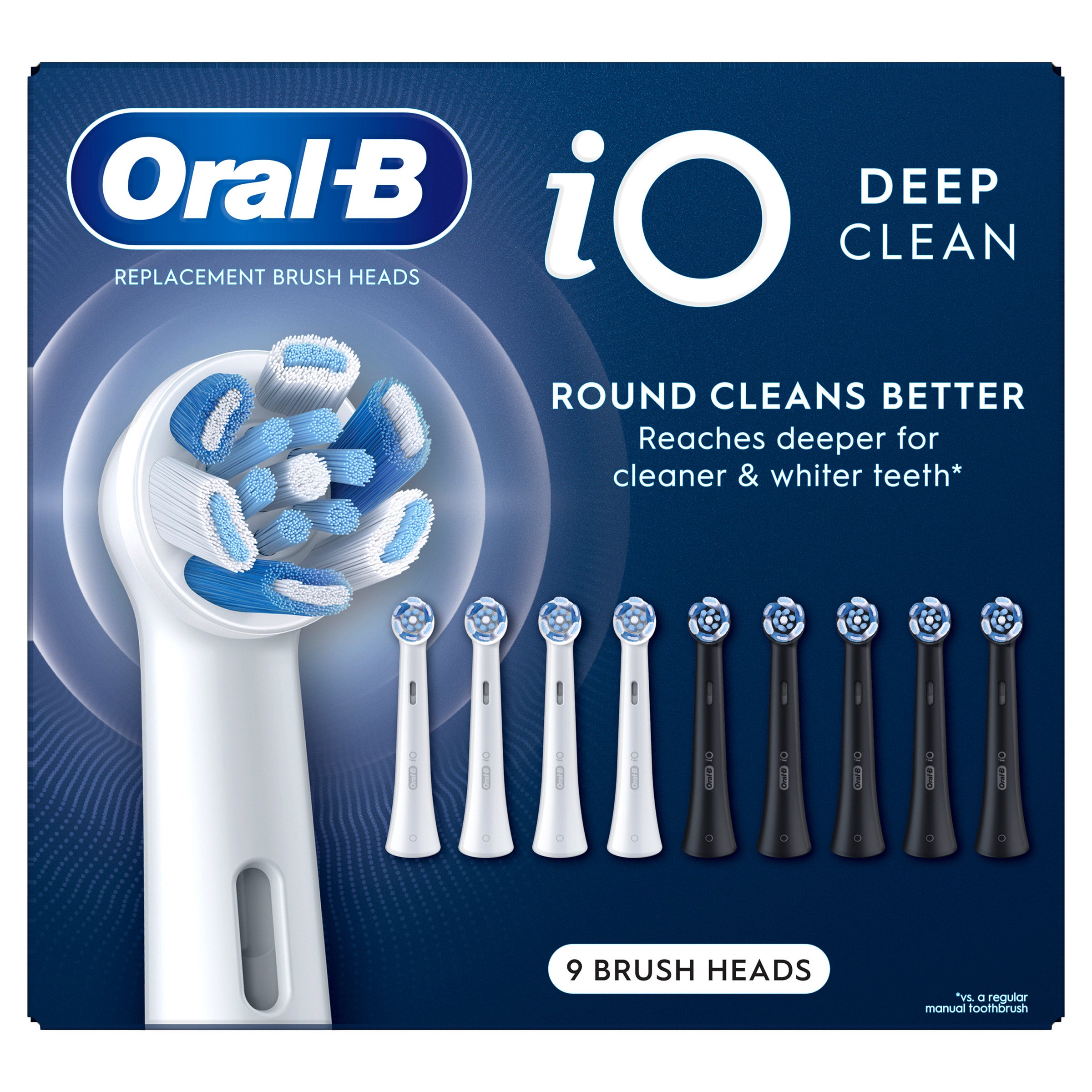 ORAL-B IO BRUSH HEADS DEEP CLEAN 9PK ^ - Image 1