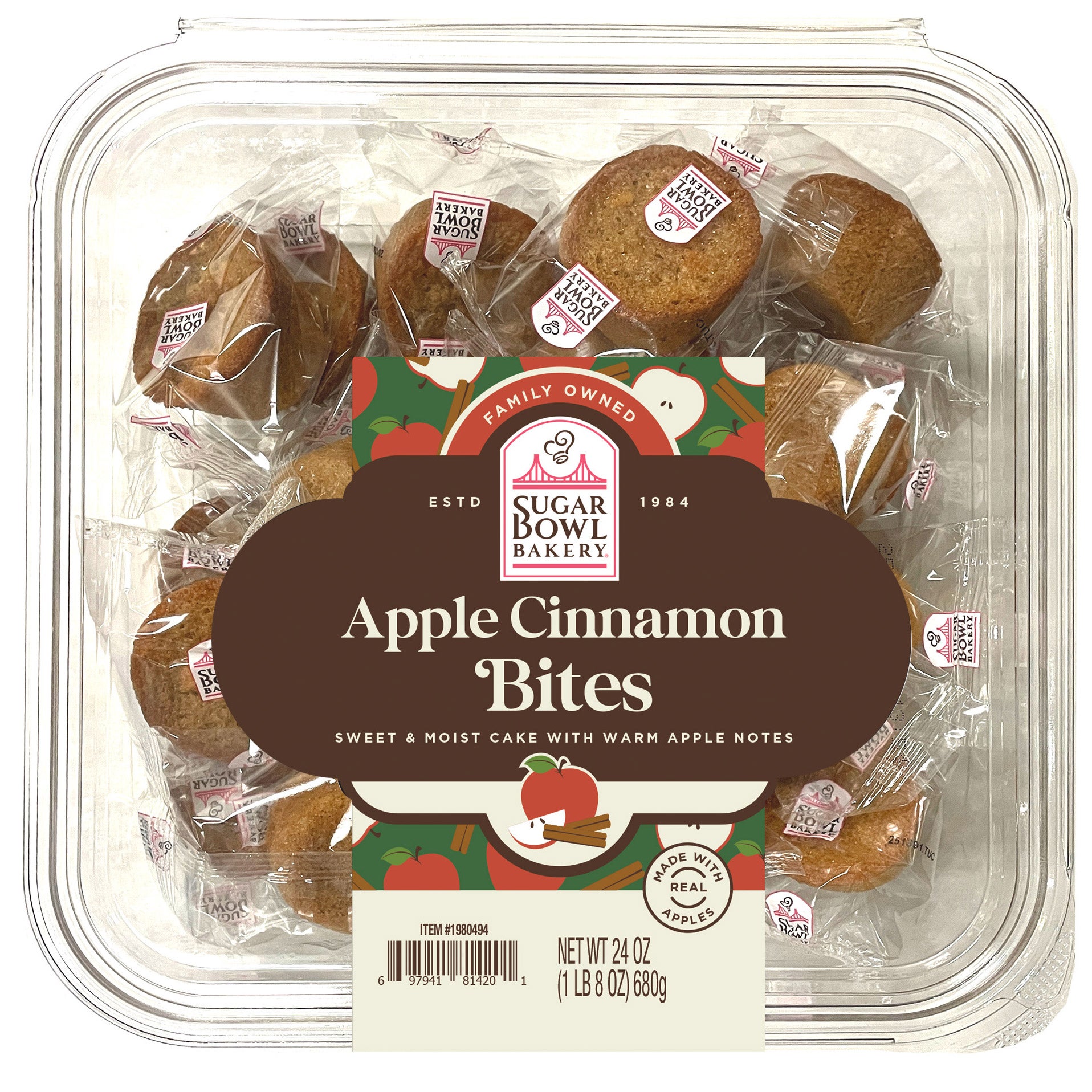 SUGAR BOWL APPLE CINNAMON BITES 24 OUNCES