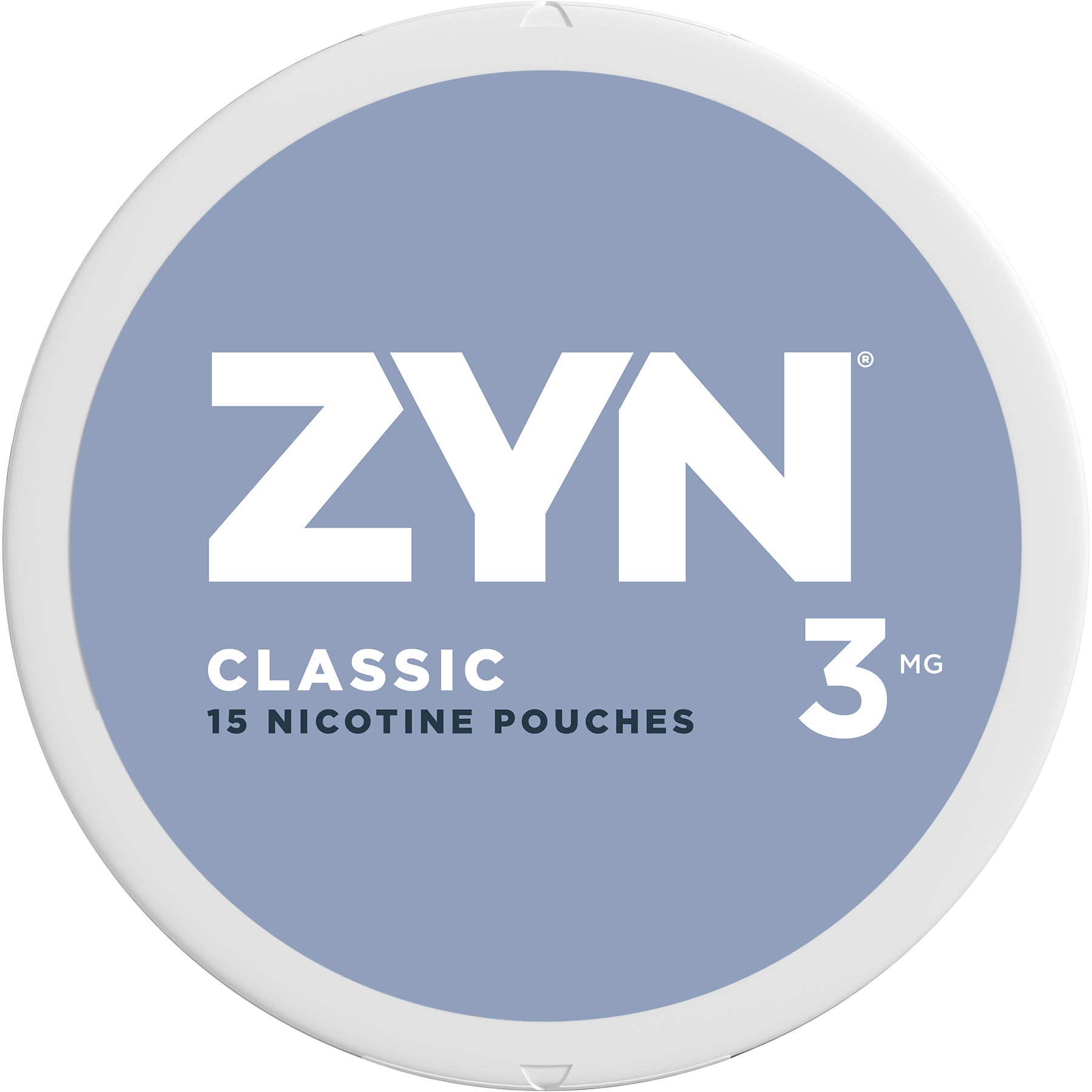 ZYN CLASSIC POUCH 3MG 5/15CT CANS