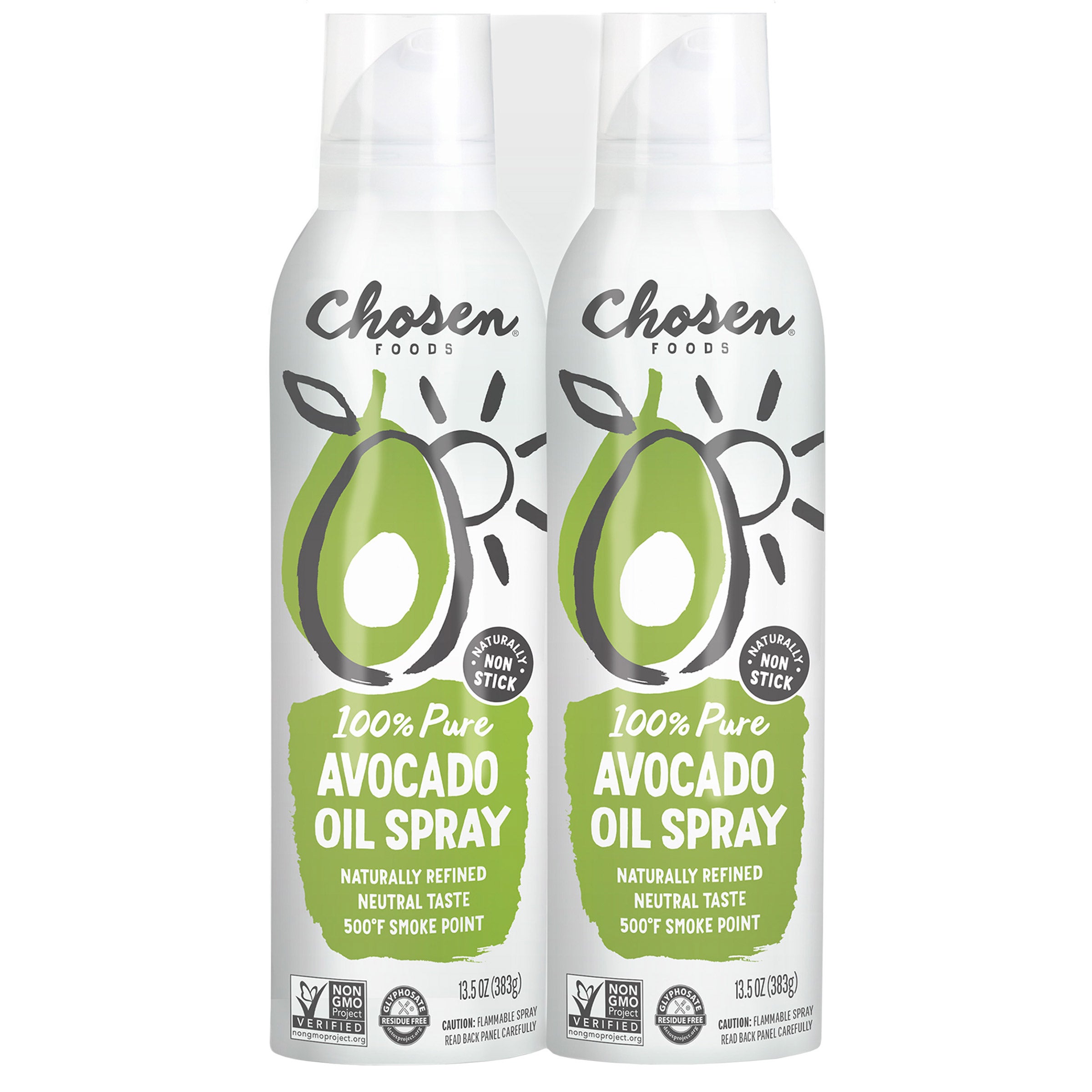 CHOSEN FOODS AVOCADO OIL SPRAY 2/13.5 OZ - Image 1