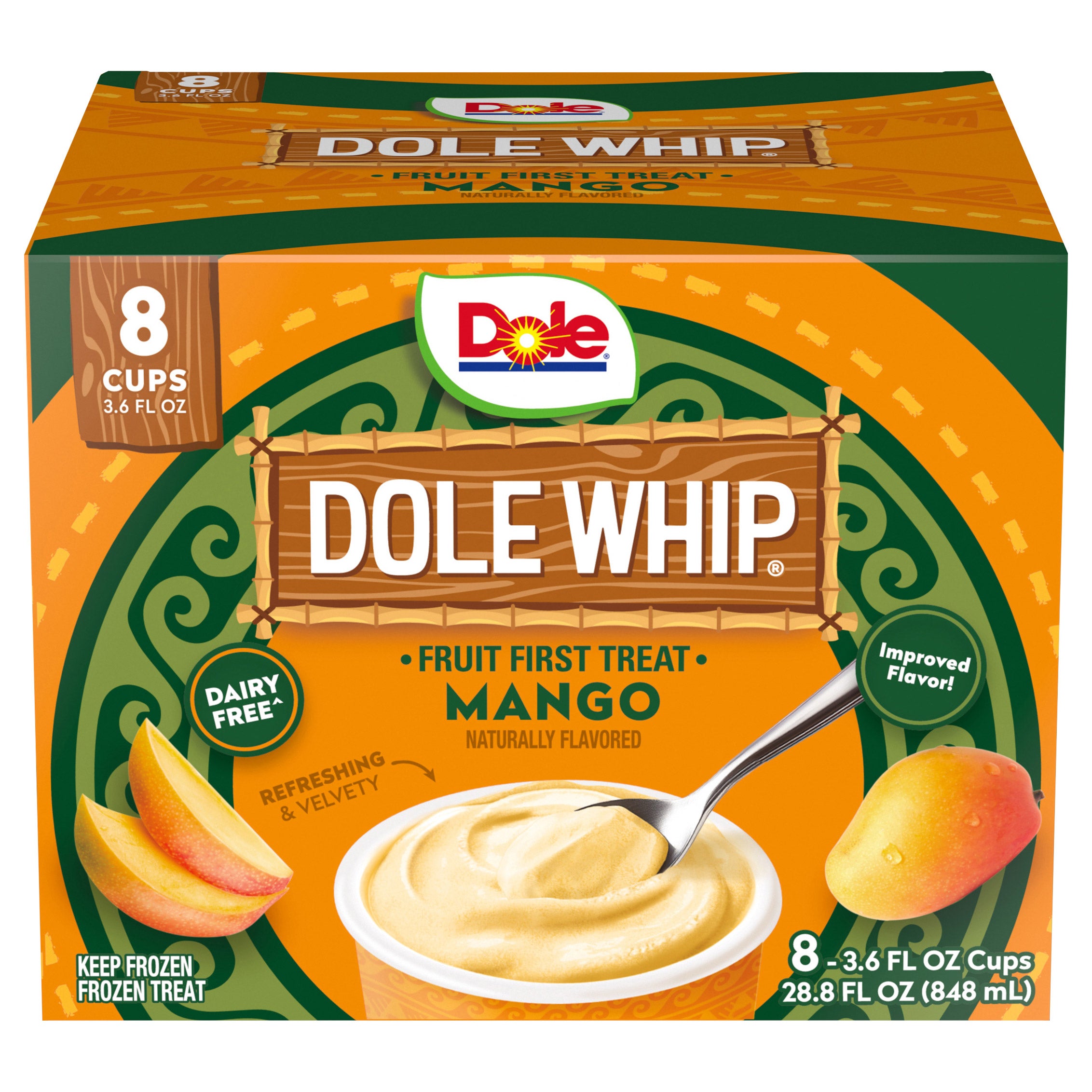 DOLE WHIP MANGO CUPS 8/3.6 OZ - Image 1