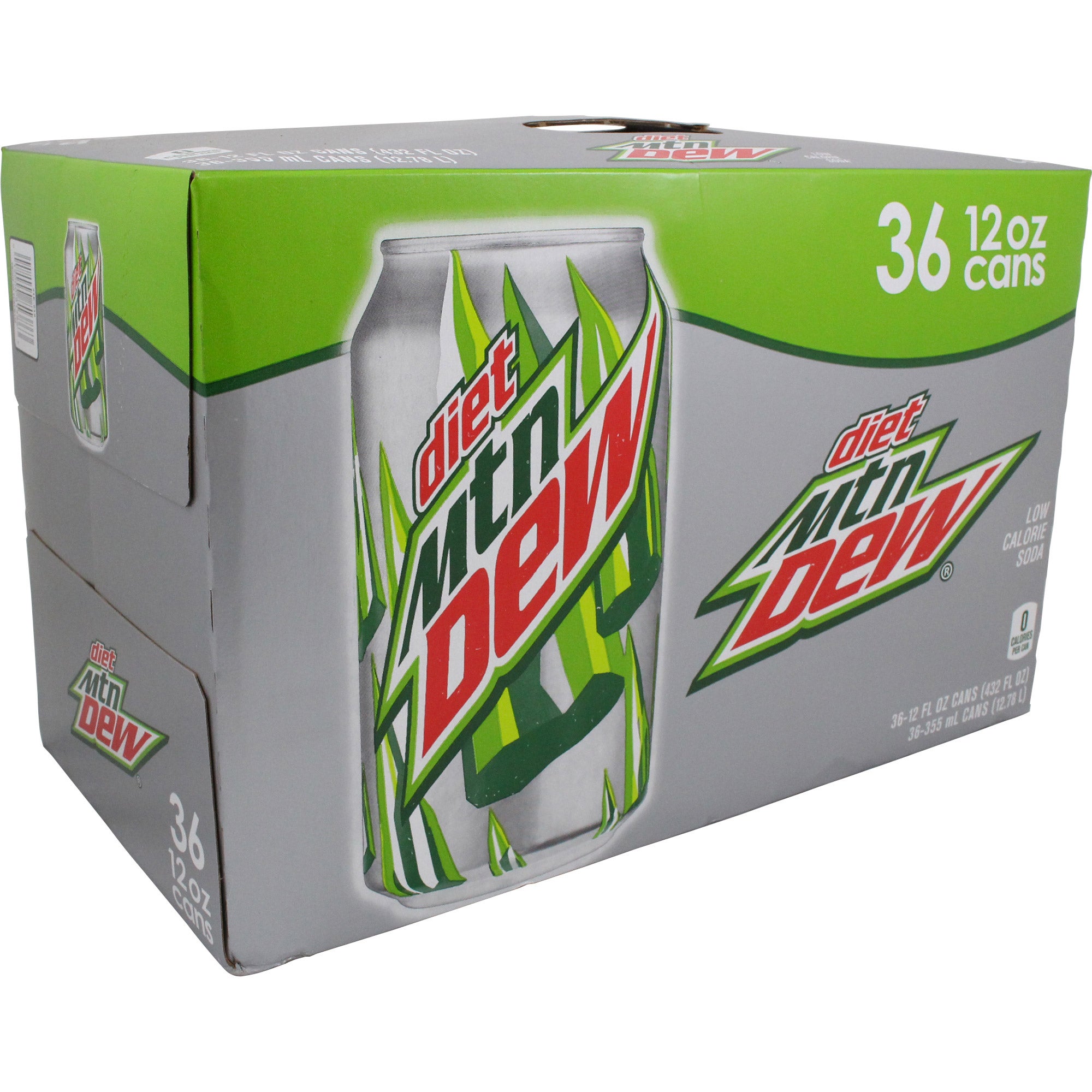 DIET MOUNTAIN DEW 36/12 OUNCE CANS