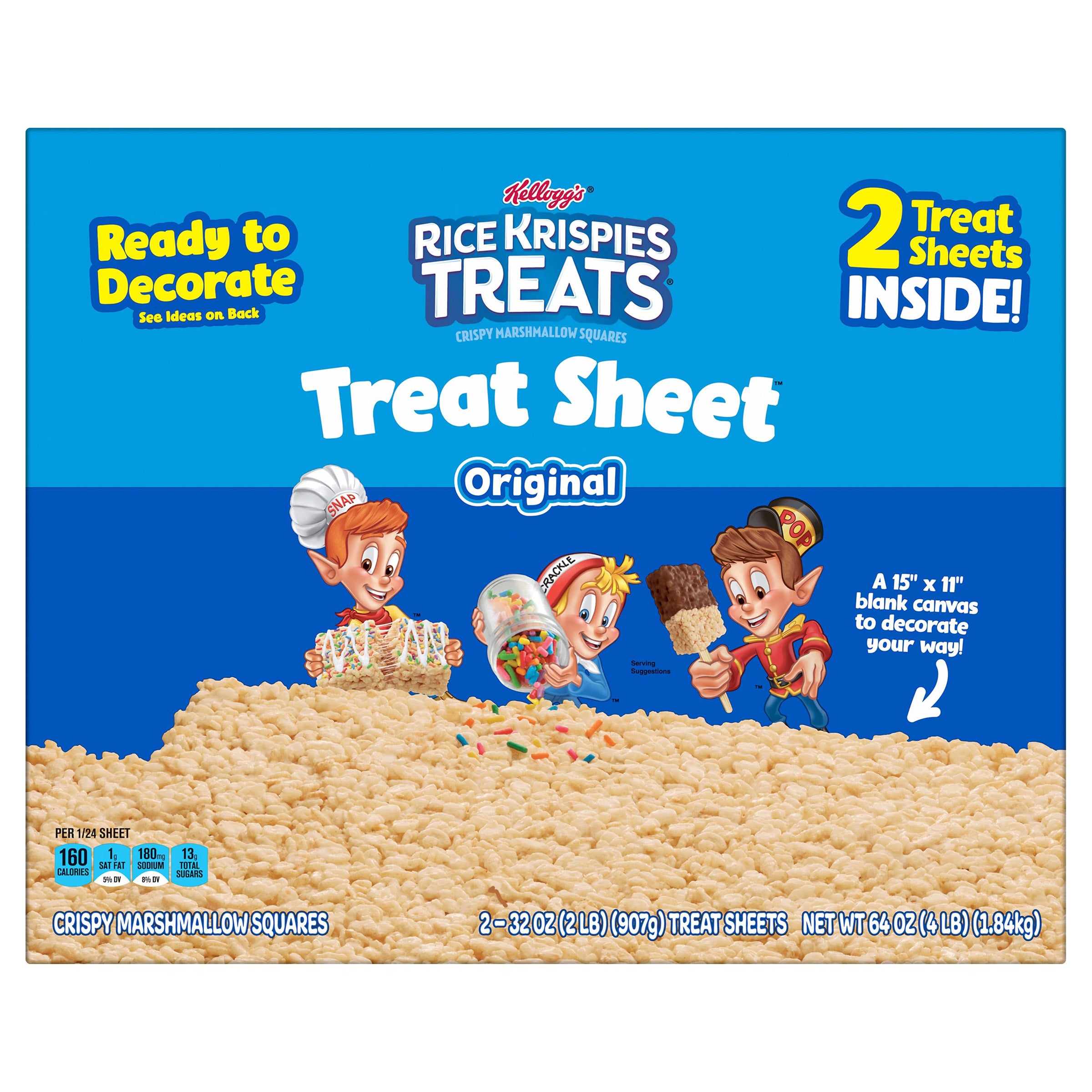KELLOGG'S RICE KRISPIES TREAT SHEET 2 PK