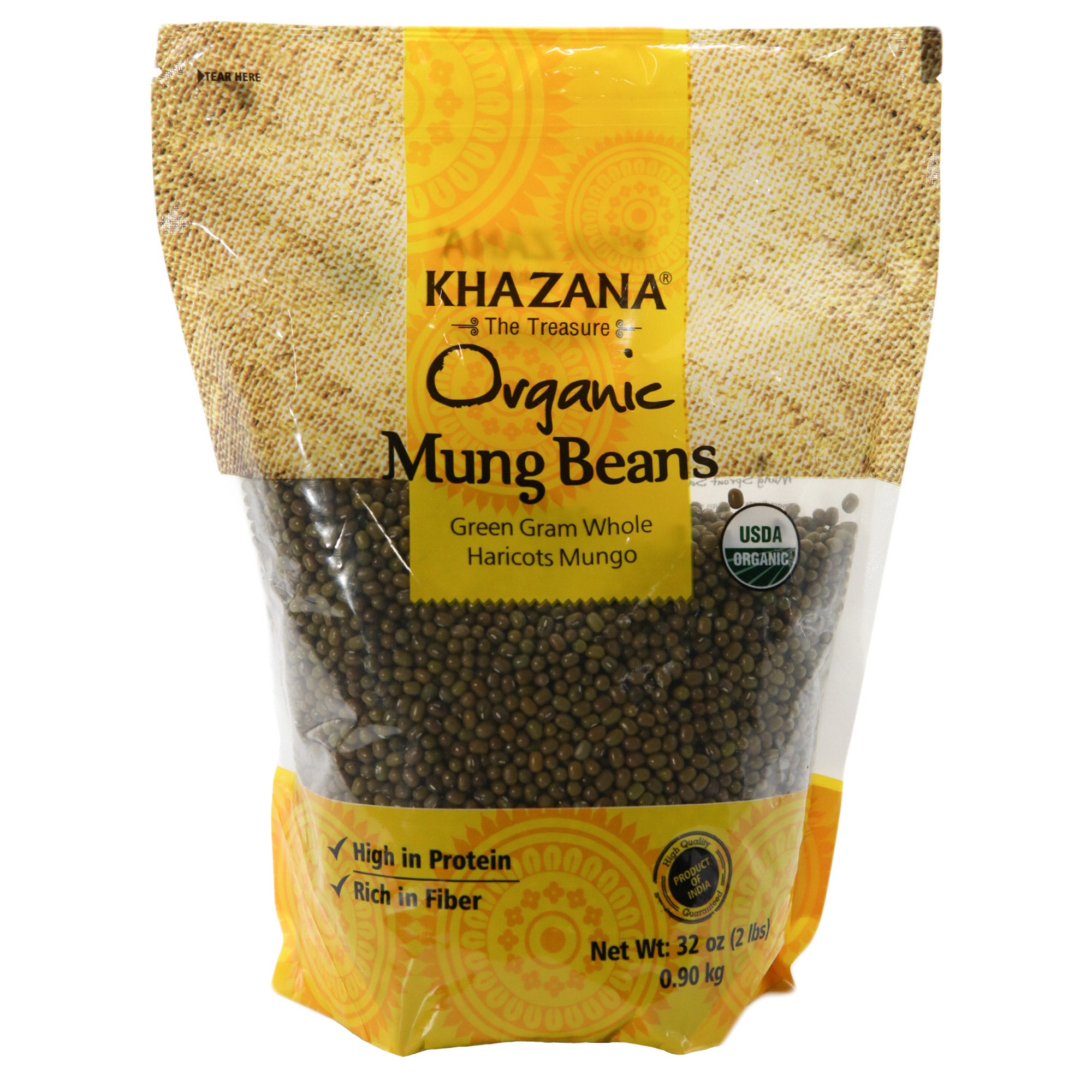 ORGANIC KHAZANA MUNG BEAN 7 POUNDS