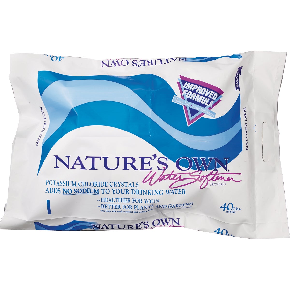 NATURE'S OWN WATER SOFTENER 40 LB