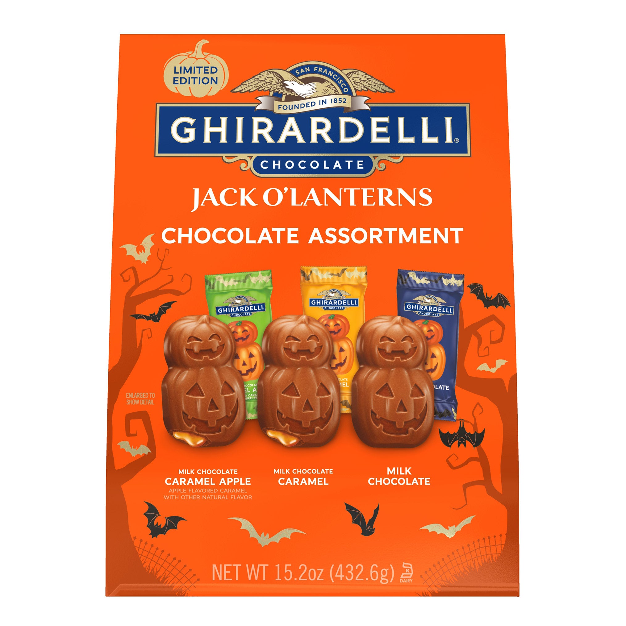 GHIRARDELLI JACK O LANTERNS 15.2 OZ (0.95 LB)