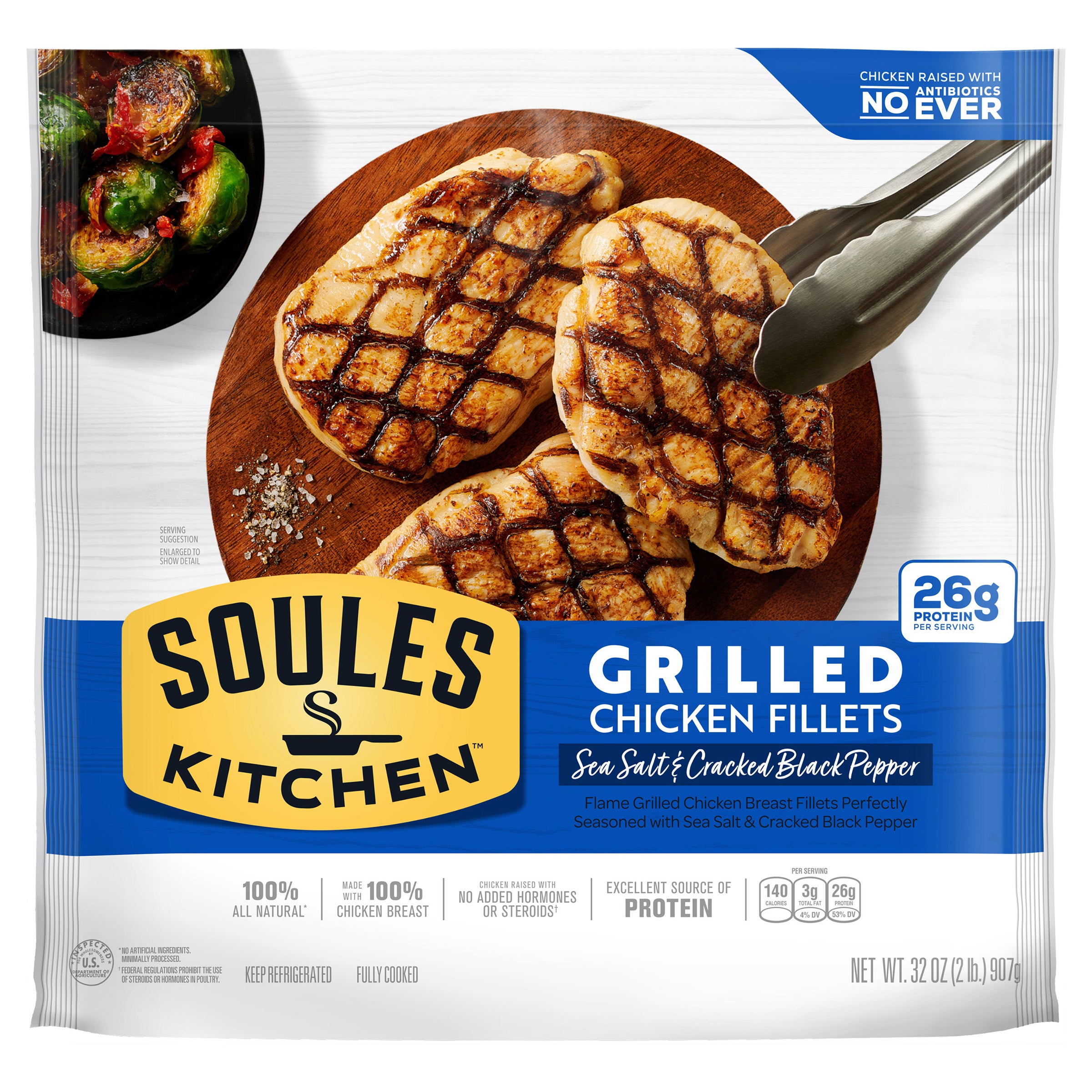 SOULES KITCHEN GRILLED CHICKEN FILLET 32 OZ - Image 1