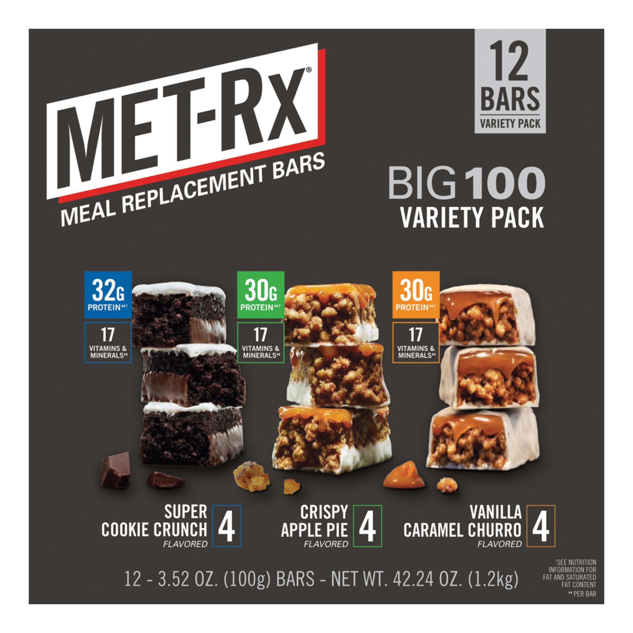 METRX PROTEIN BAR VARIETY 12 CT
