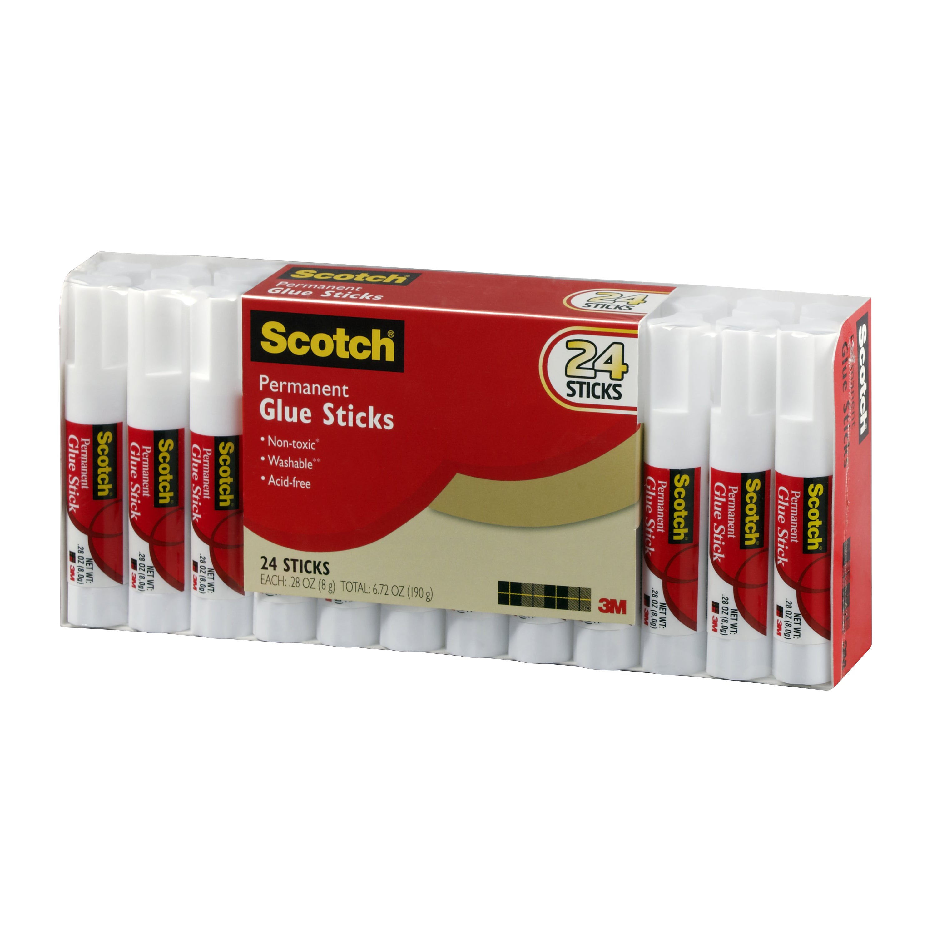SCOTCH GLUE STICK 24/0.28 OZ - Image 1