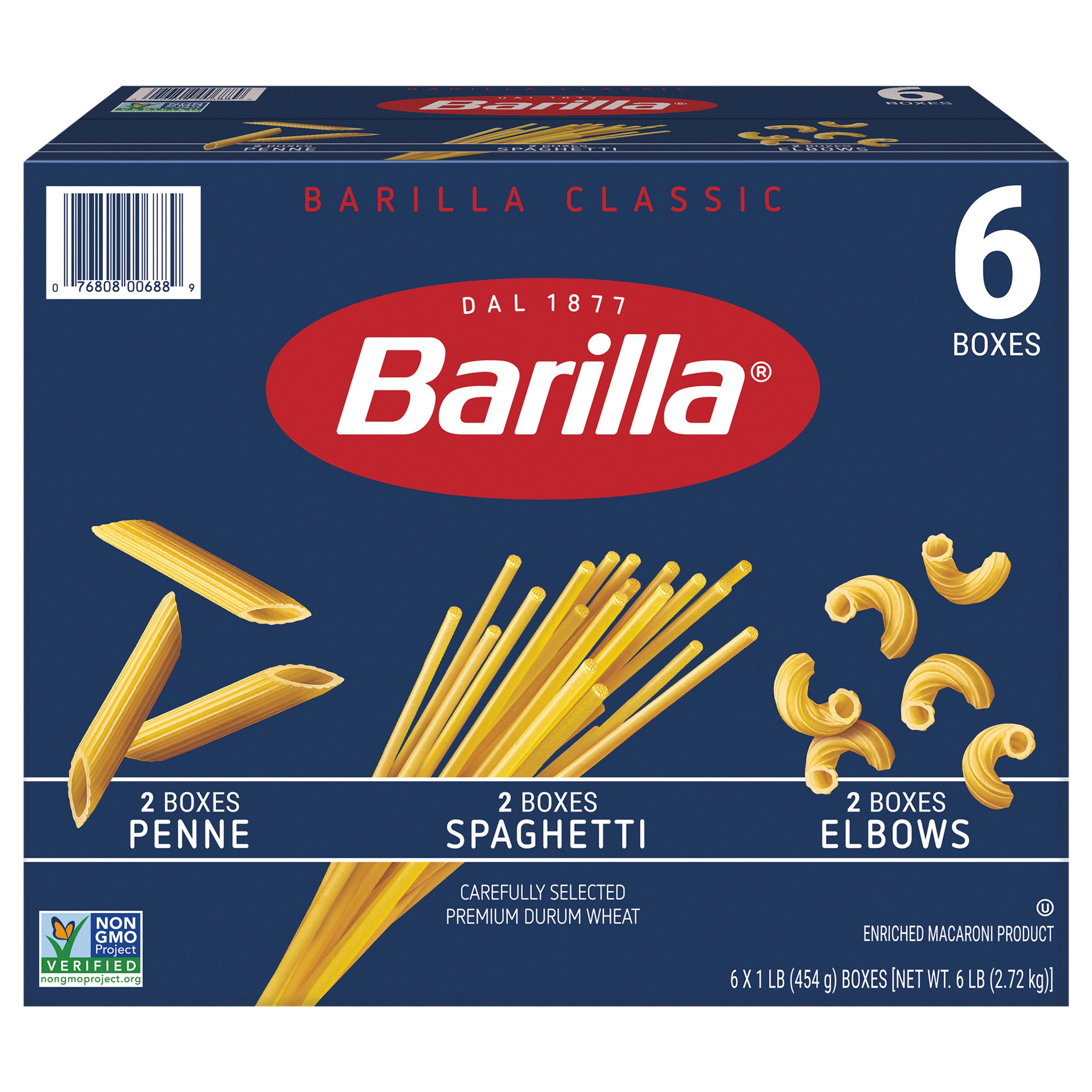 BARILLA PASTA VARIETY PACK 6/1 POUND BOXES - Image 1