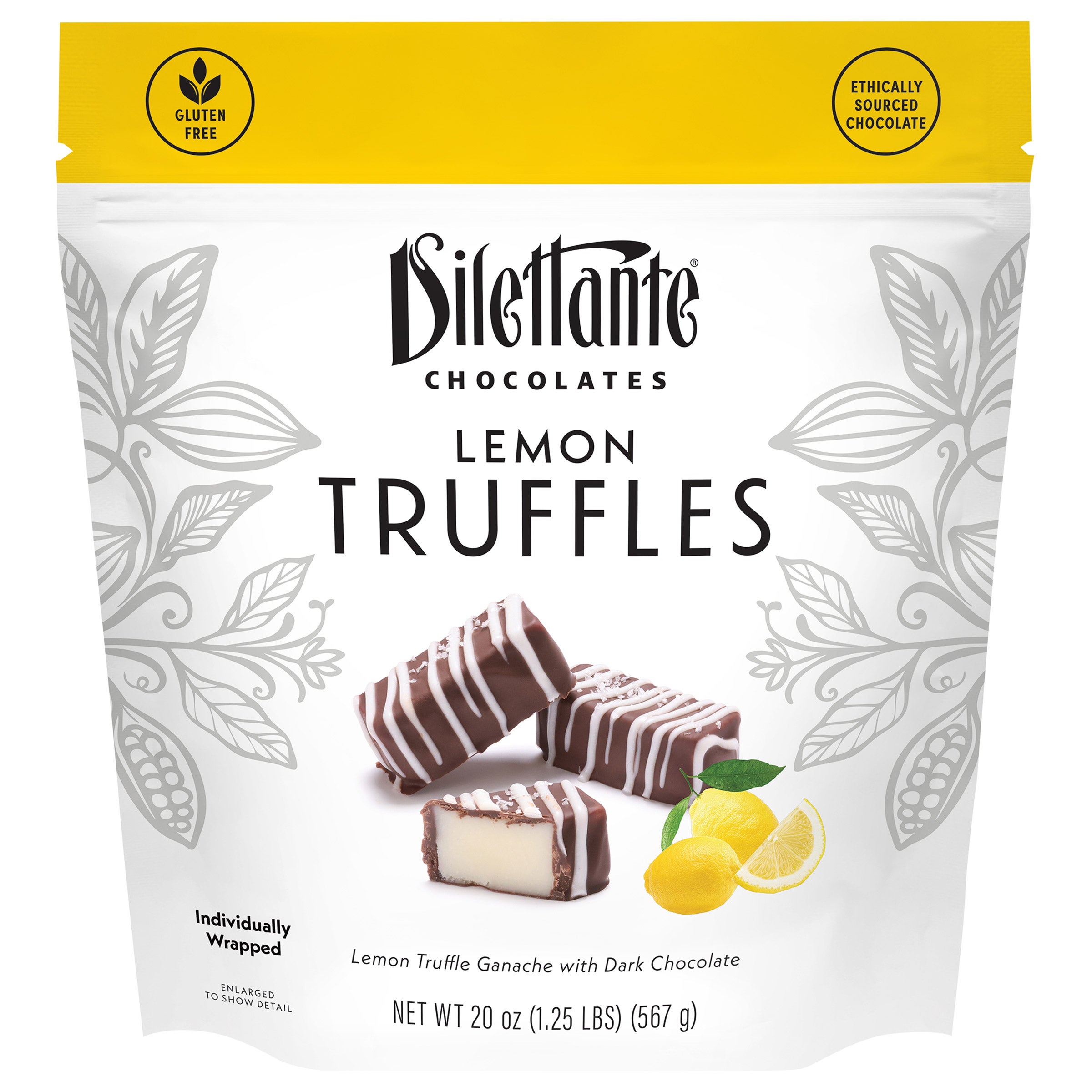 DILETTANTE LEMON TRUFFLES 20 OZ