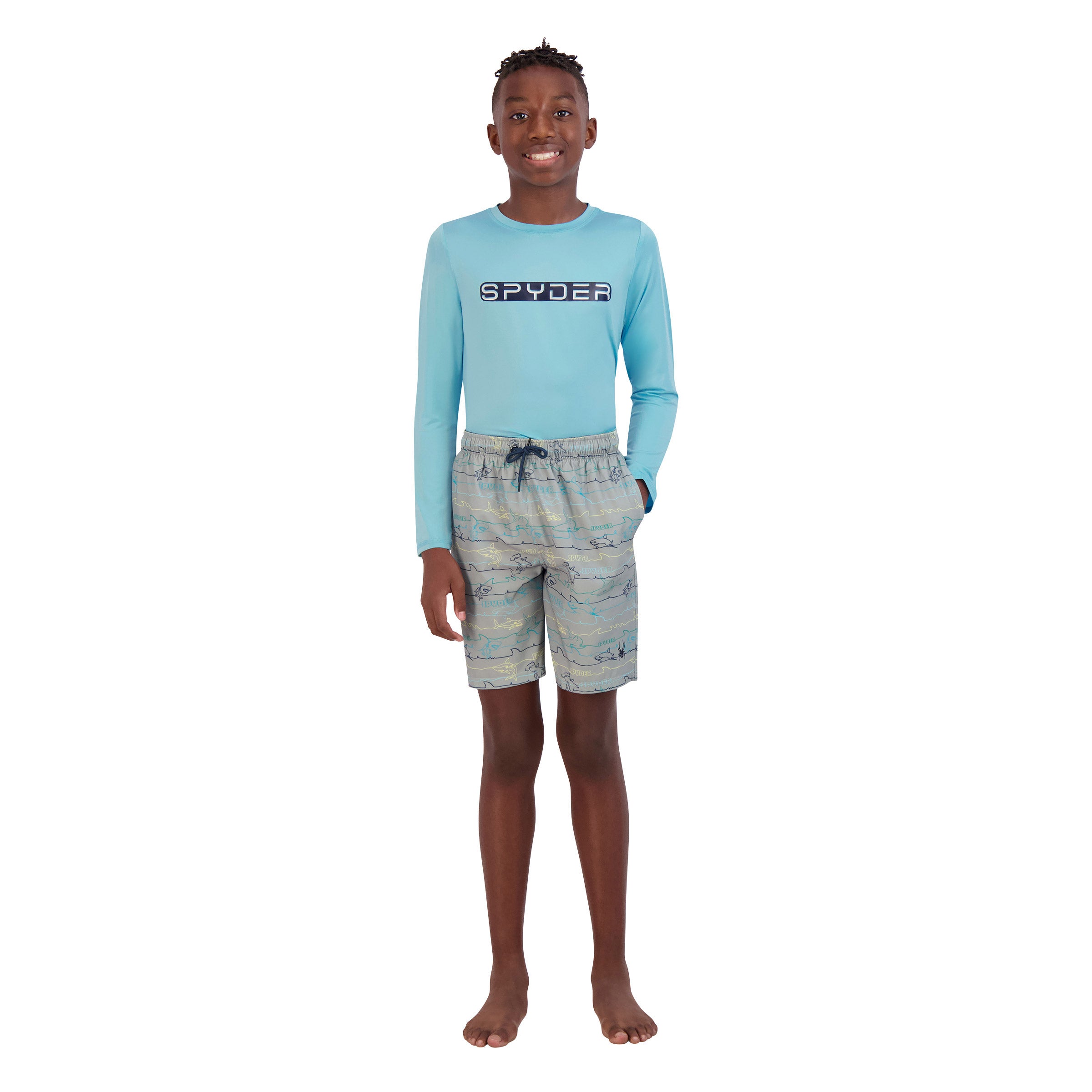 SPYDER YOUTH 2-PIECE SWIM SET