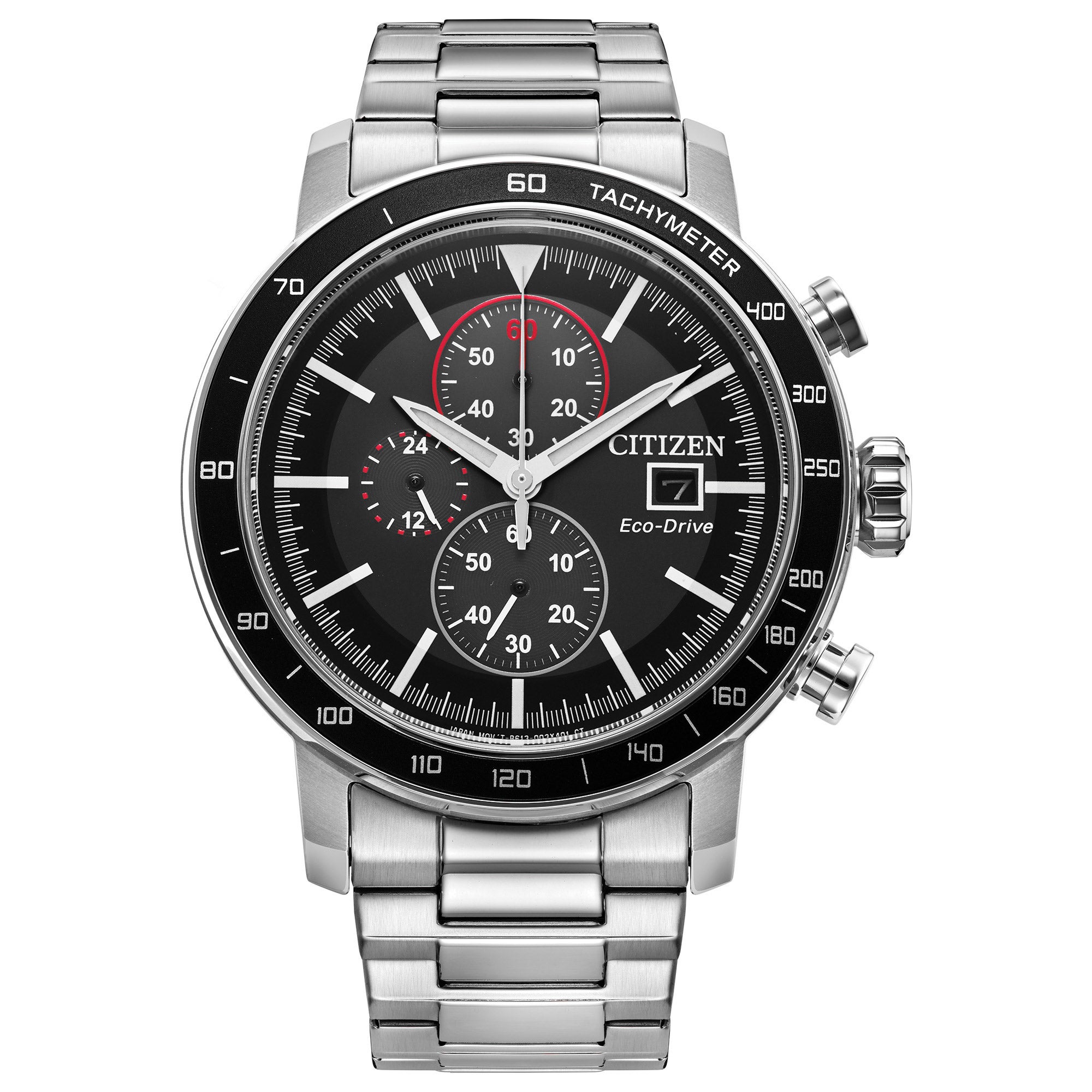 CITIZEN ECO-DRIVE BRYCEN STAINLESS STEEL MENS WATCH - Image 1