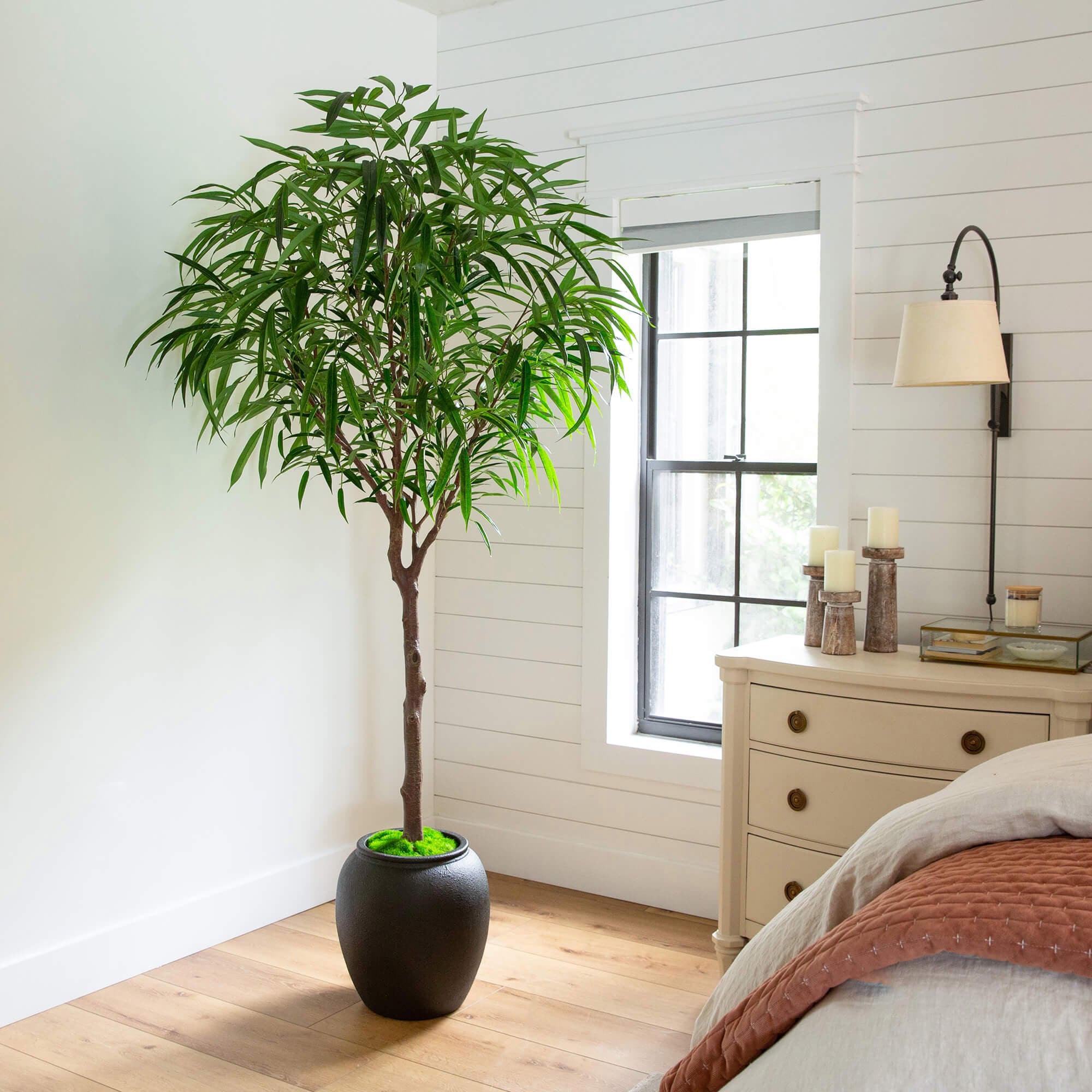 NEARLY NATURAL FAUX 7' WILLOW TREE