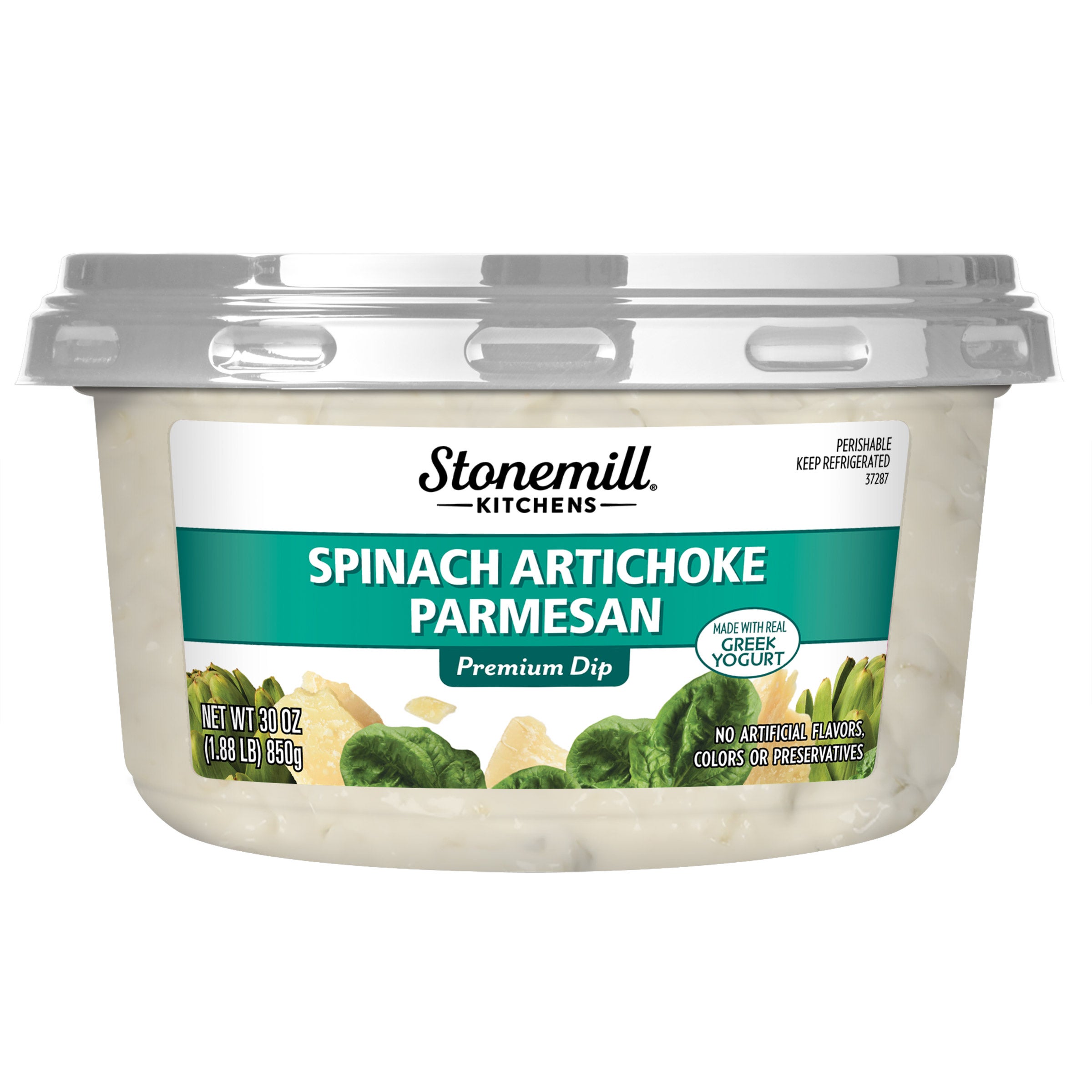 STONEMILL KITCHENS SPINACH PARMESAN DIP W/GREEK YOGURT 30 OZ - Image 1