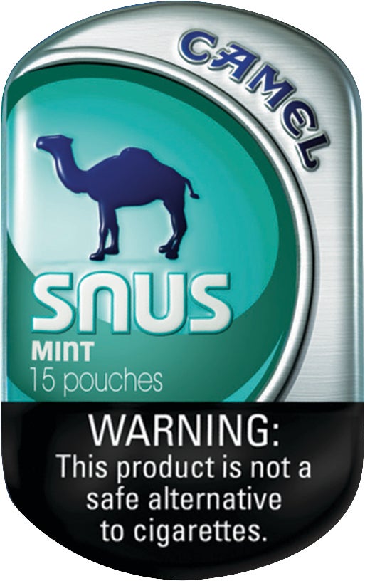 CAMEL SNUS MINT 5CT/.318 OZ PER TIN