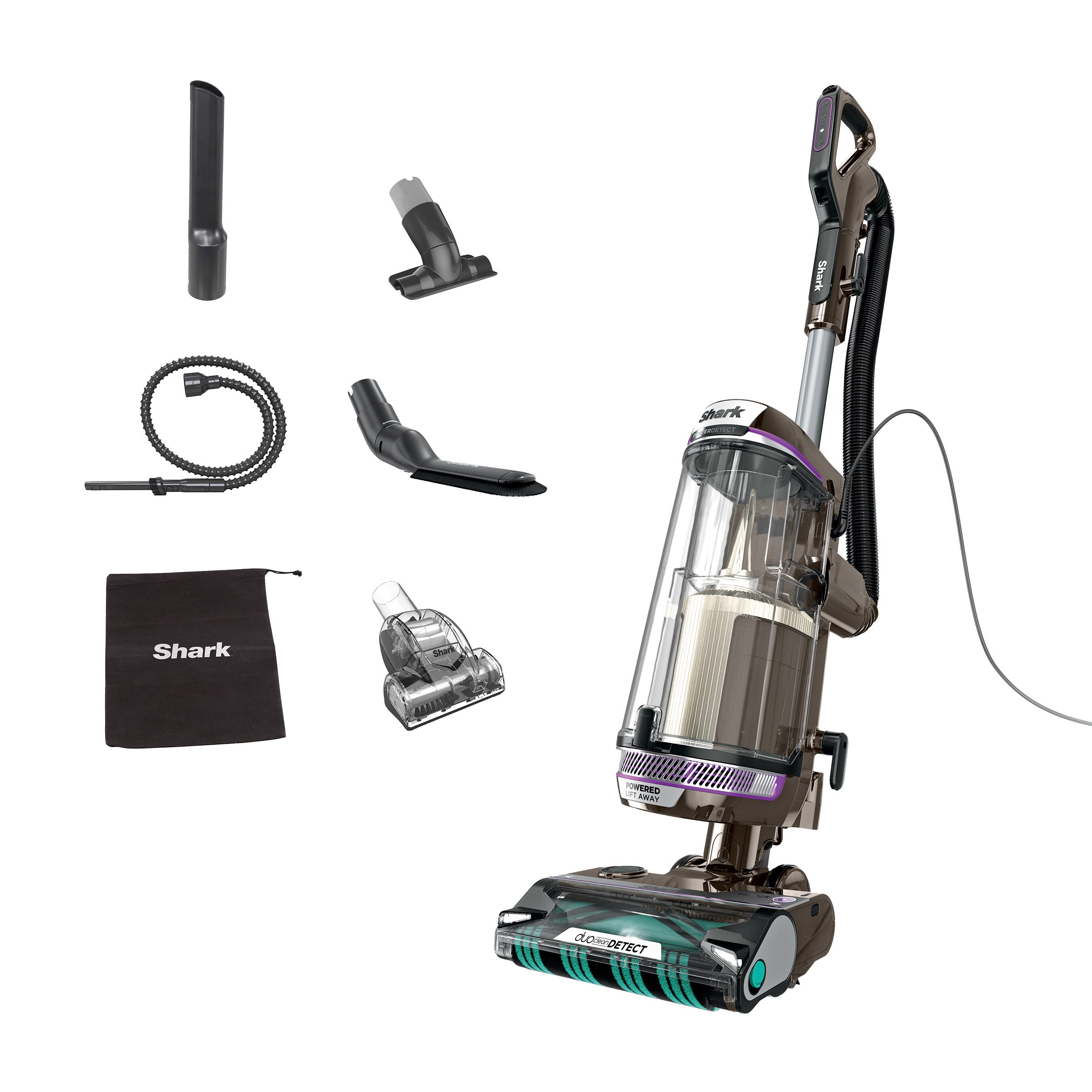 SHARK POWERDETECT COMPLETE PERFORMANCE UPRIGHT VACUUM ^