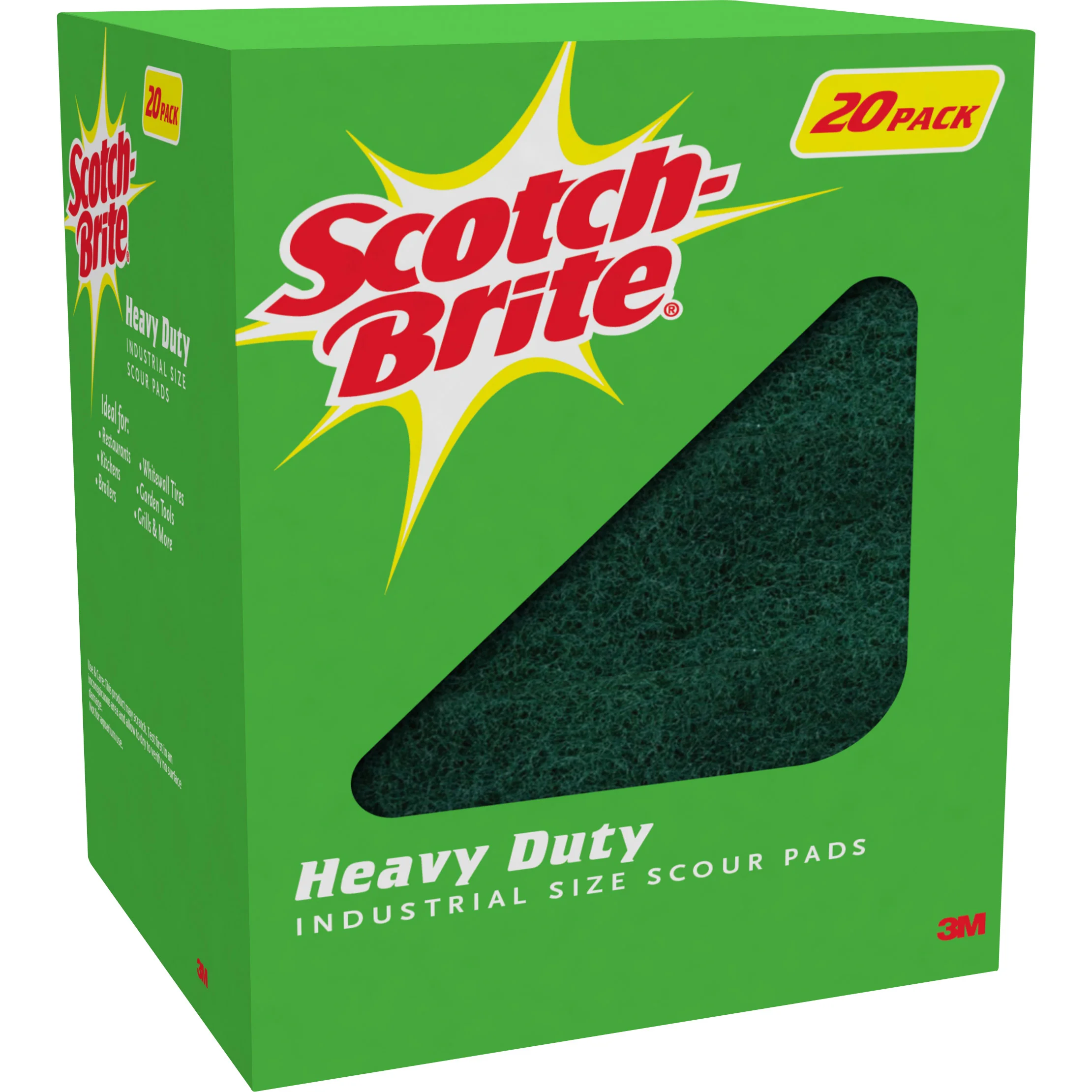 3M SCOTCH-BRITE SCOUR PAD 20 CT