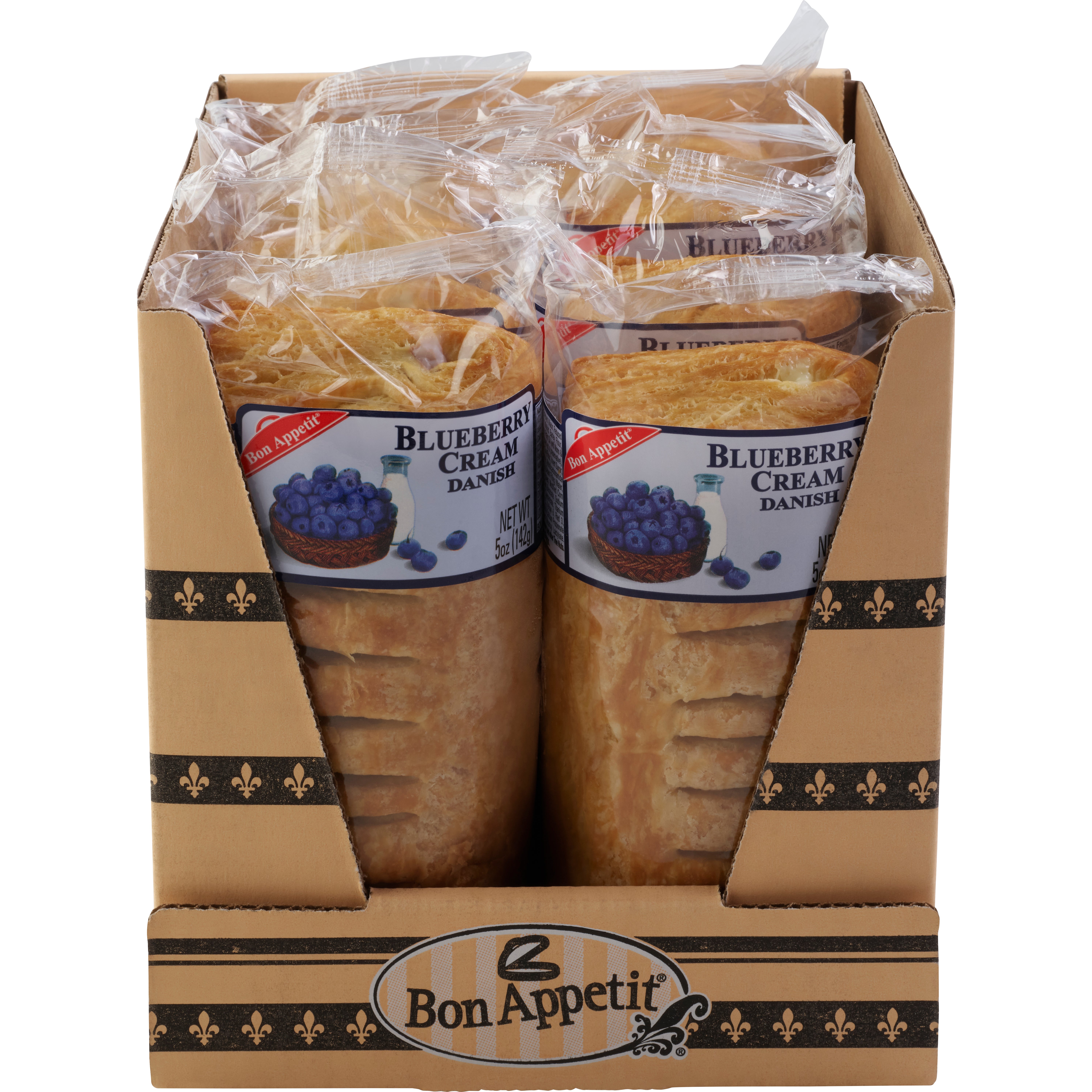 BON APPETIT BLUEBERRY CREAM DANISH 8 CT - Image 1