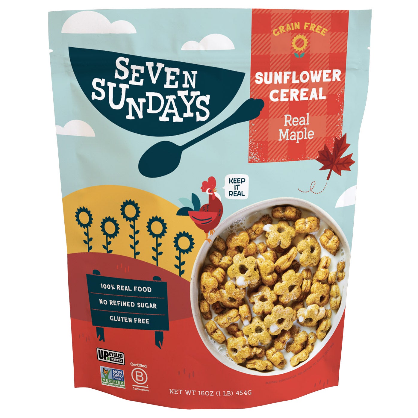 SEVEN SUNDAYS MAPLE SUNFLOWER CEREAL 16 OUNCE BAG
