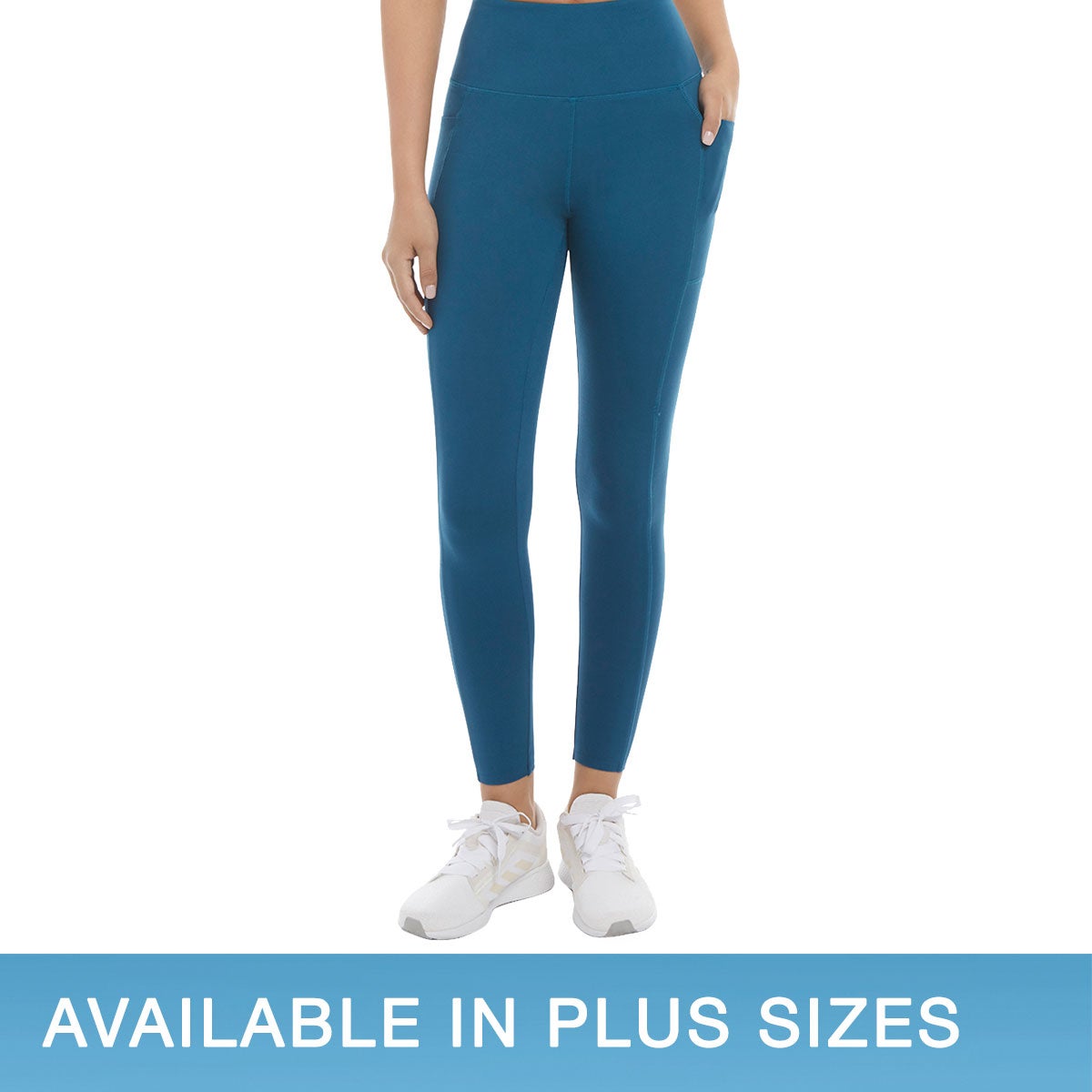 DANSKIN LADIES HIGH RISE BRUSHED LEGGING - Image 1