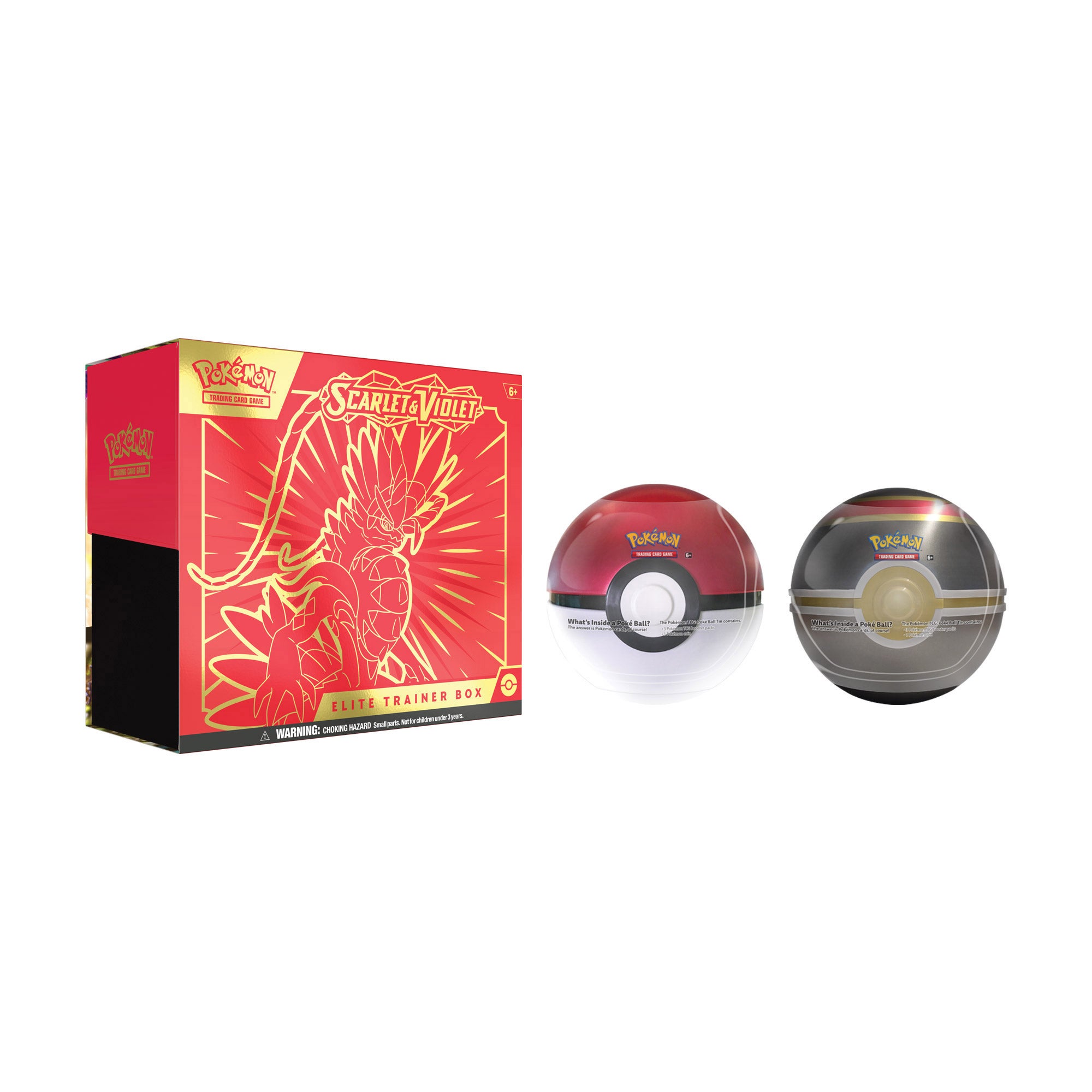 POKEMON ELITE TRAINER BOX WITH 2 POKEBALLS
