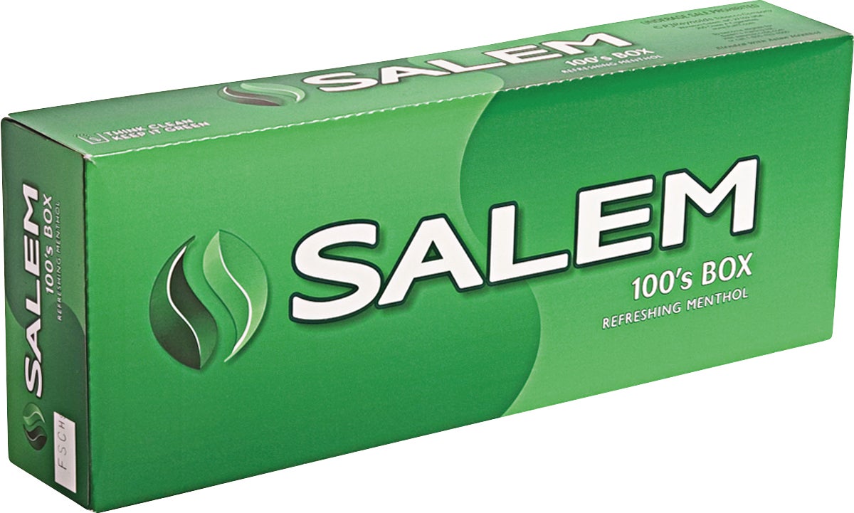 SALEM MENTHOL 100'S