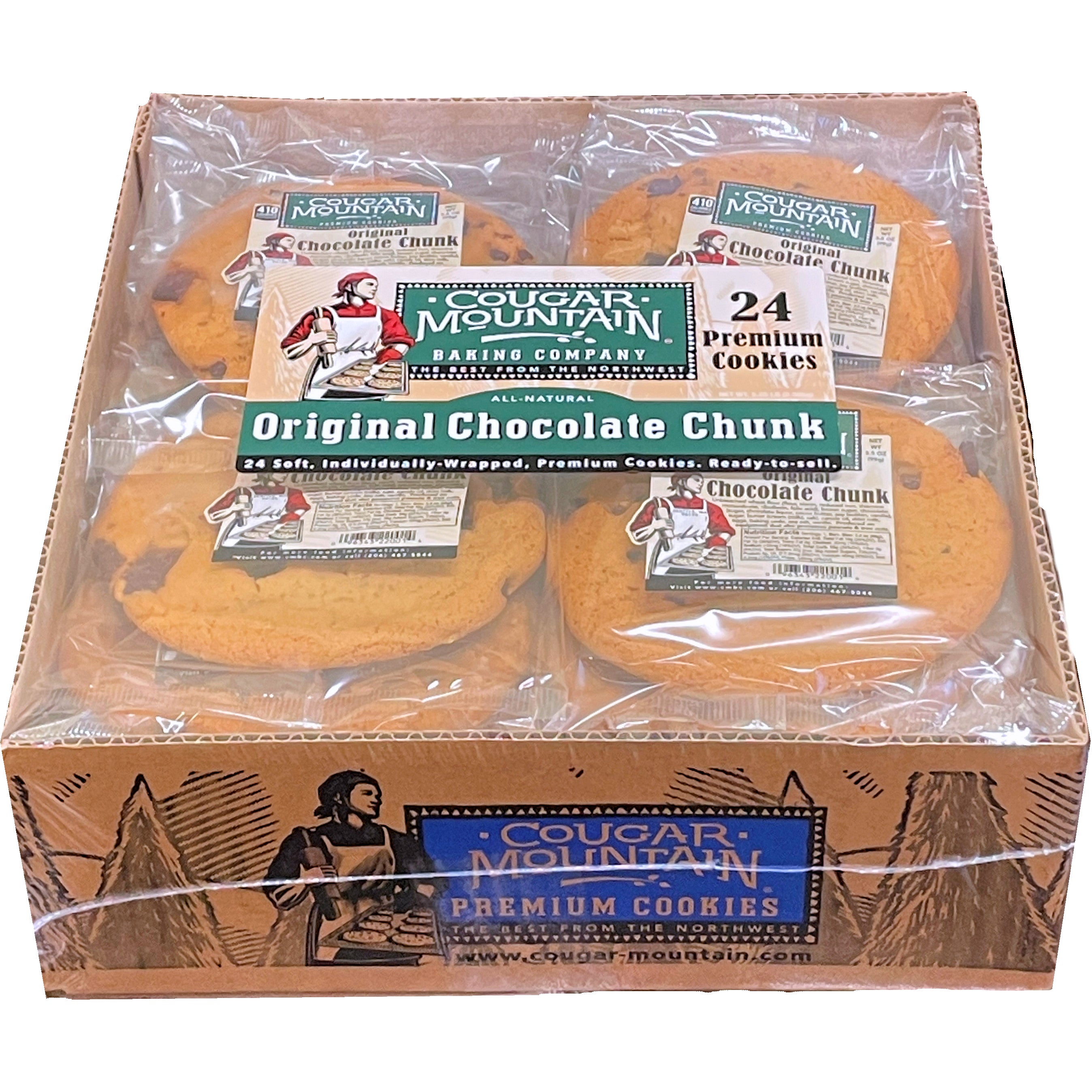 COUGAR MOUNTAIN CHOCOLATE CHUNK COOKIE 24 CT - Image 1