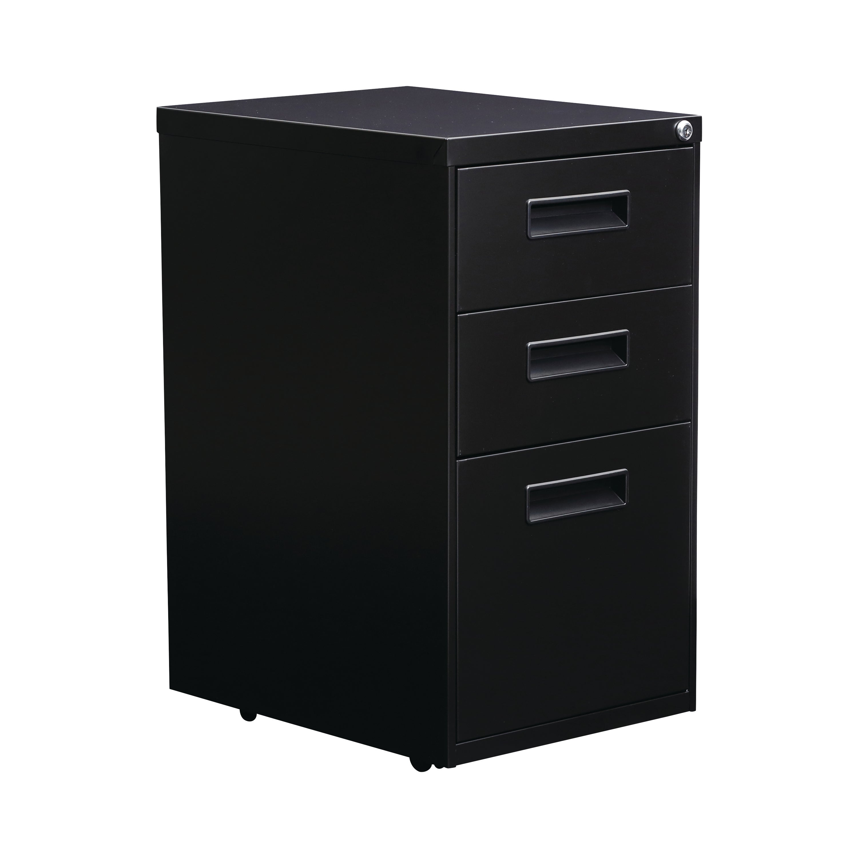 ALERA 3 DRAWER MOBILE FILE ALEPABBFBL BLACK - Image 1