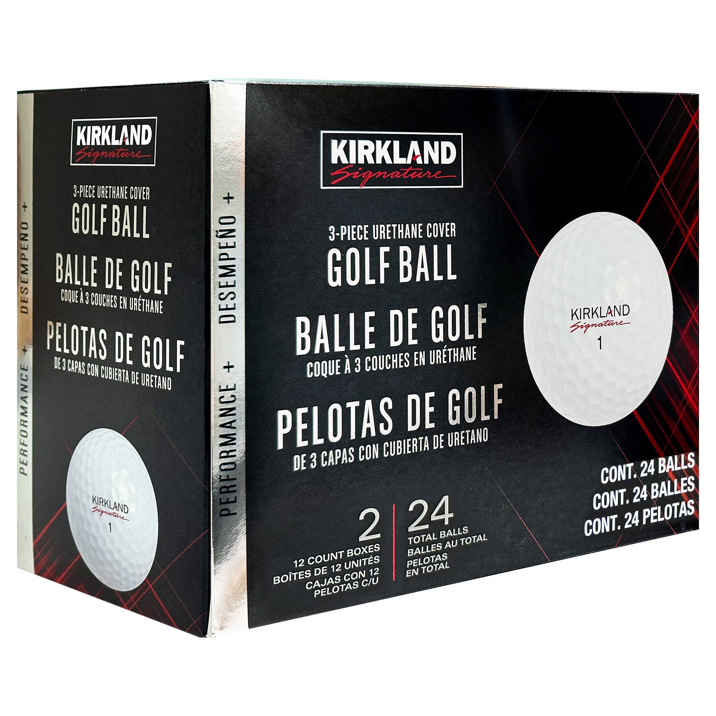 KIRKLAND SIGNATURE 3PC GOLF BALL PERFORMANCE PLUS