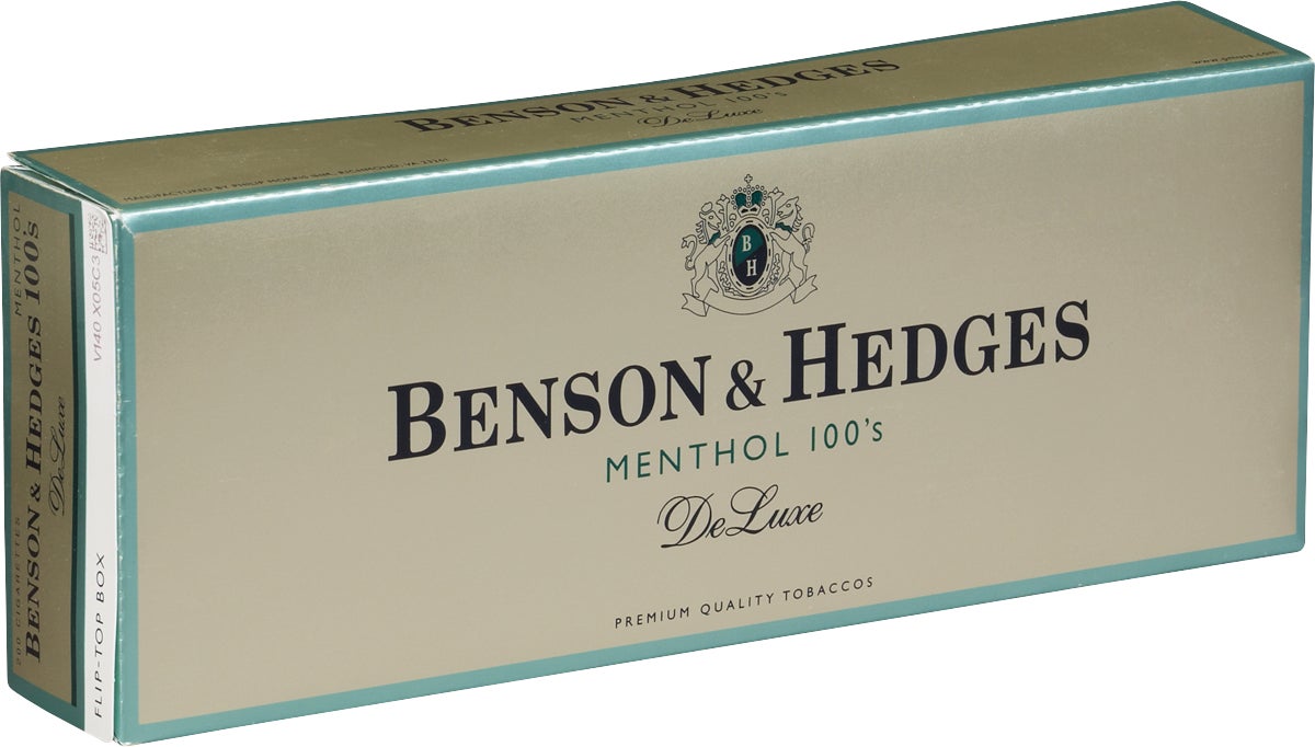 BENSON & HEDGES DELUXE MENTHOL 100 BOX