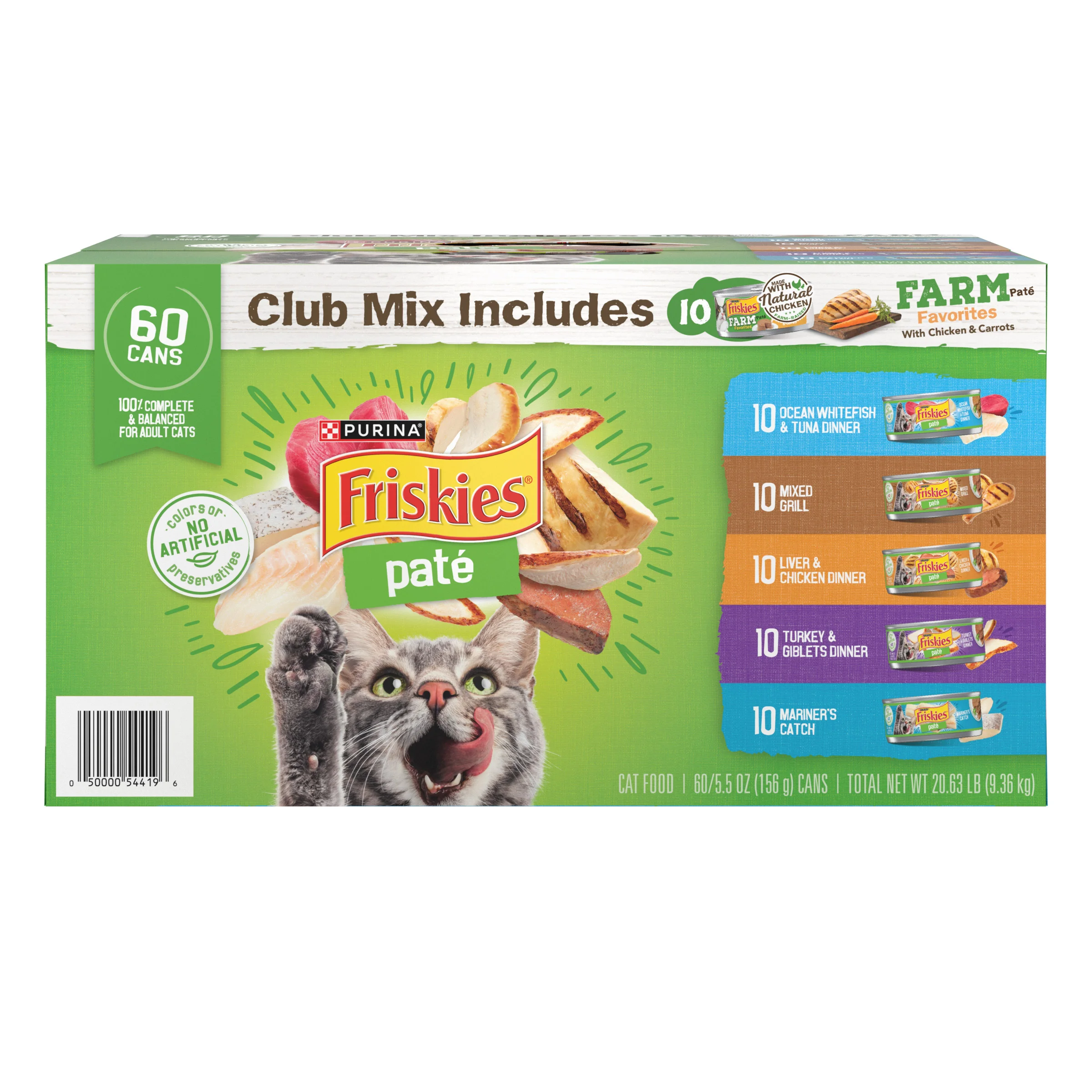 FRISKIES FARM FAVORITES PATE 60 CT - Image 1