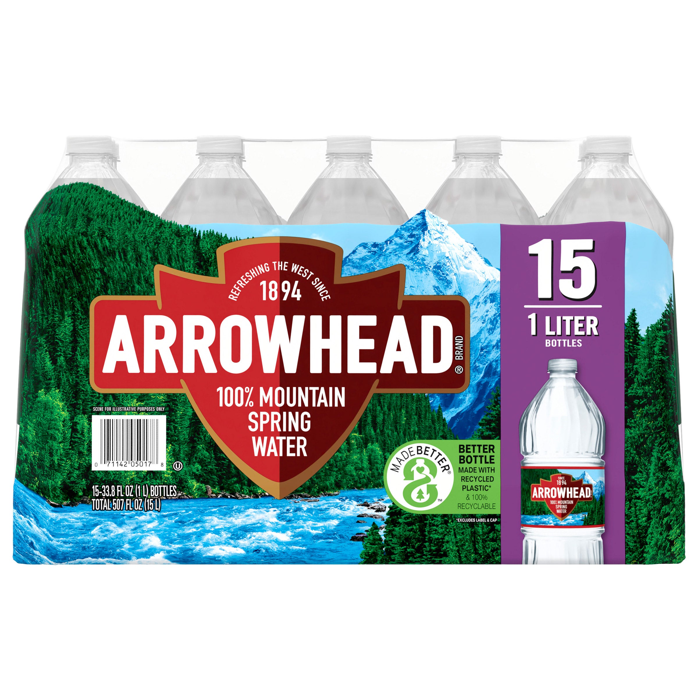 ARROWHEAD SPRING WATER 15/1 L