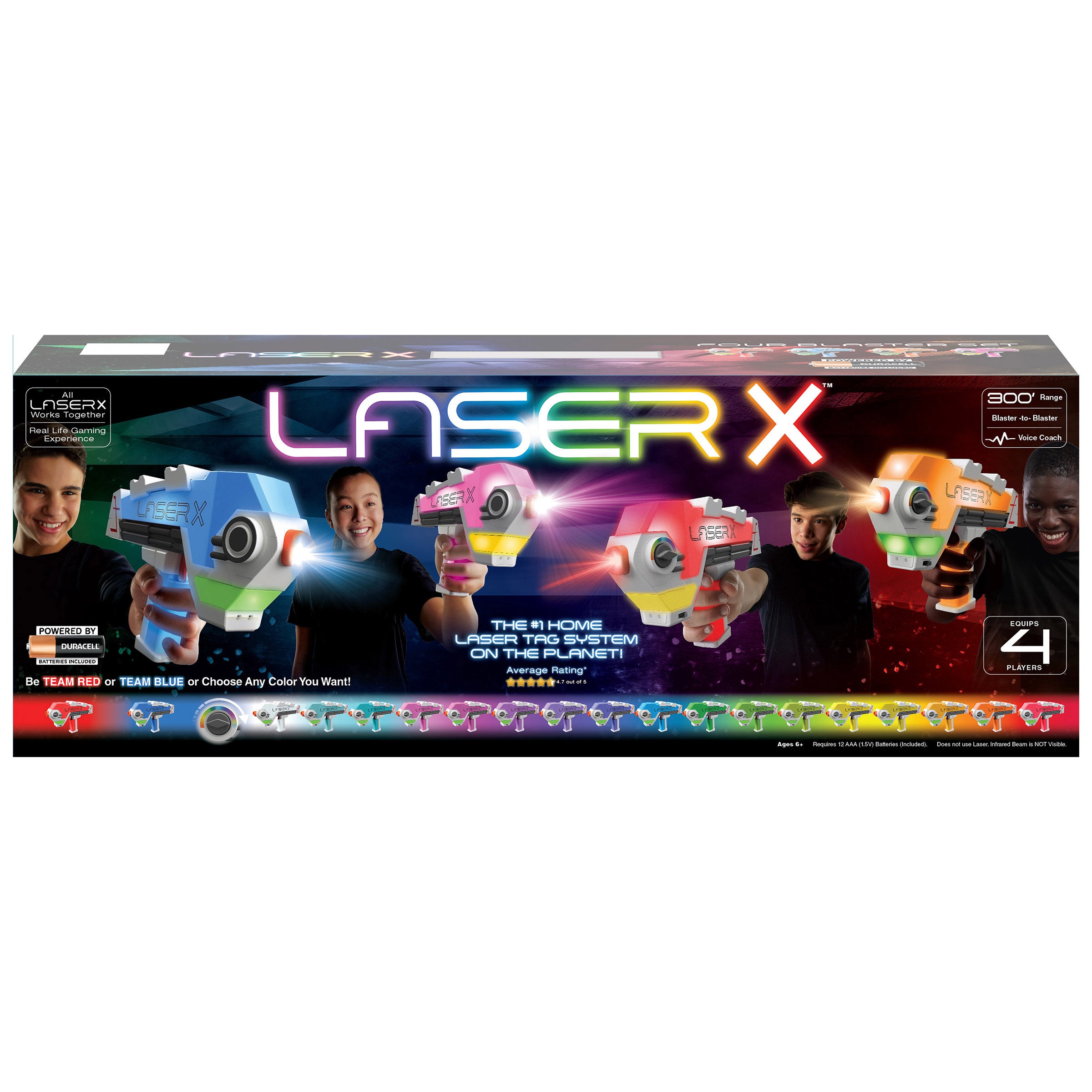 LASER X ULTRA BLASTER 4-PLAYER SET