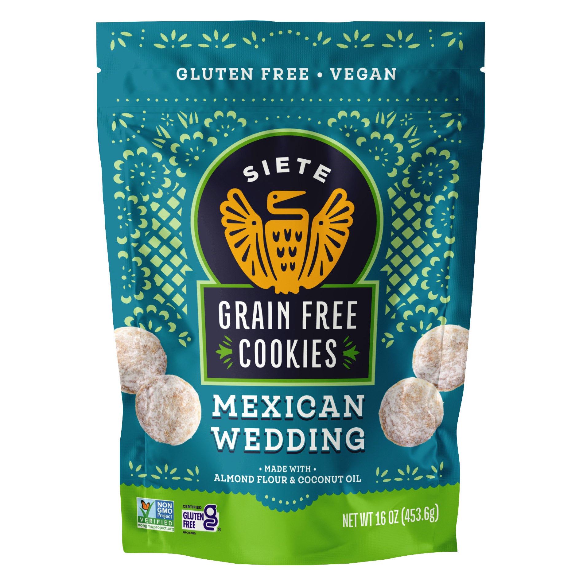 SIETE WEDDING COOKIES 16 OUNCE BAG