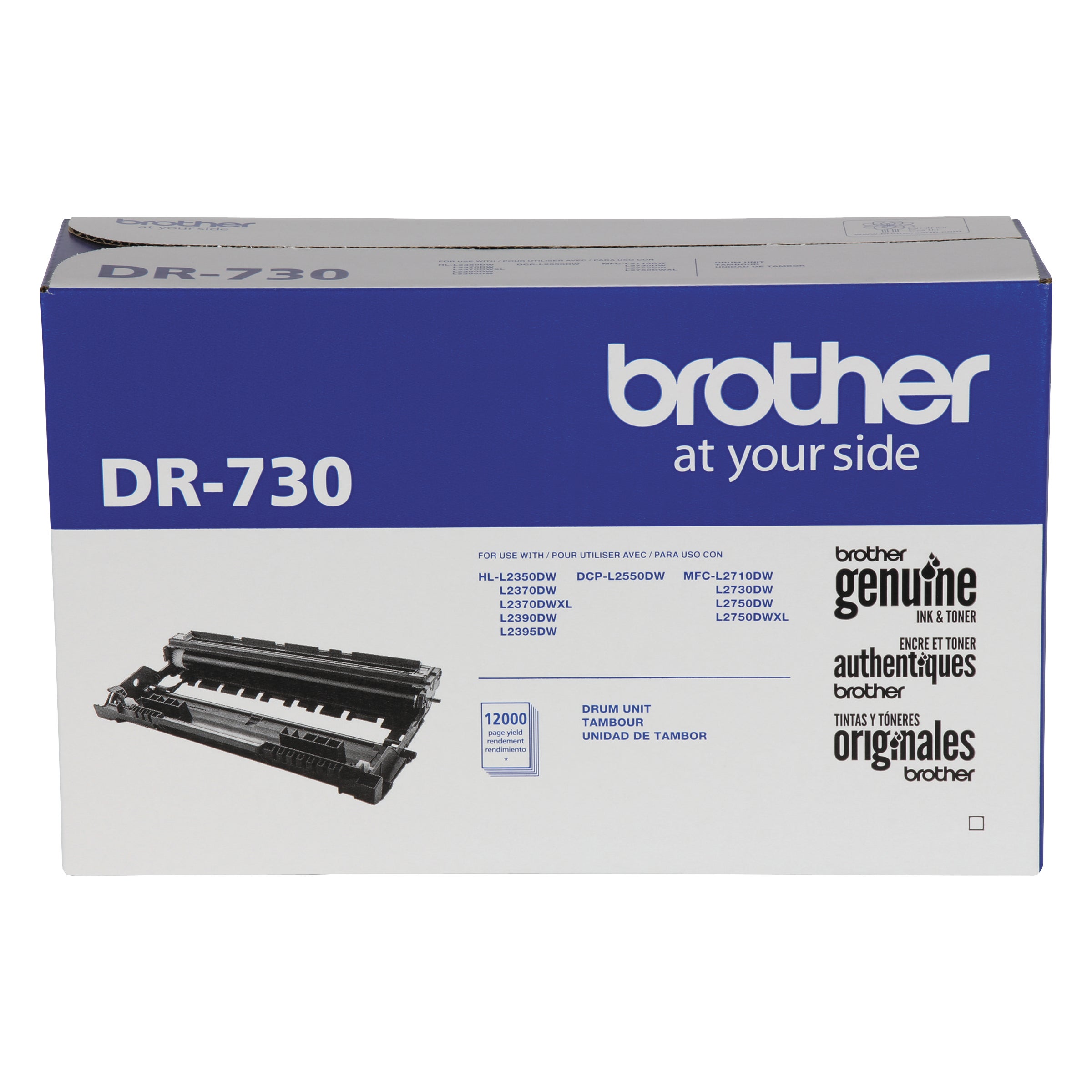 BROTHER BLACK DRUM CARTRIDGE BRTDR730 - Image 1