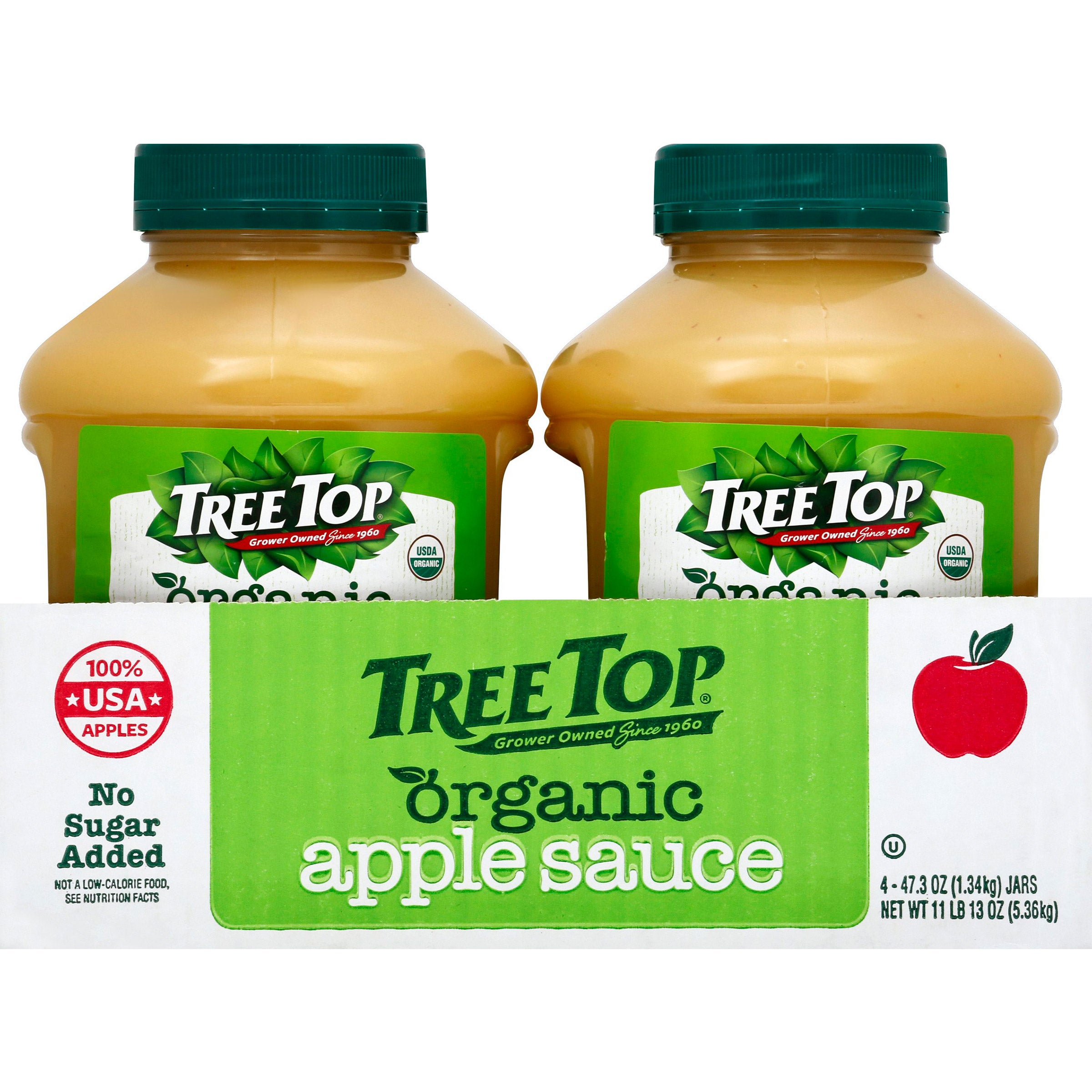 TREE TOP ORGANIC APPLE SAUCE 4/47.3 OZ - Image 1