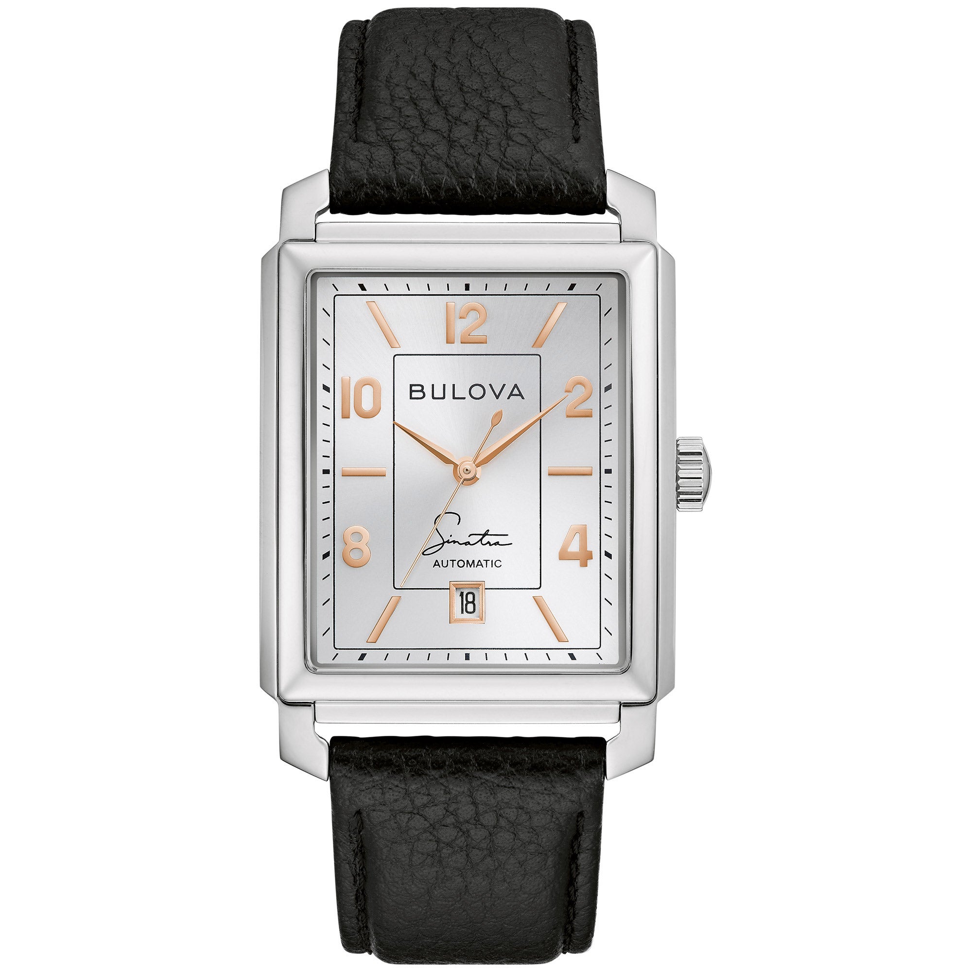 BULOVA FRANK SINATRA WHITE DIAL AUTOMATIC MEN'S WATCH - Image 1